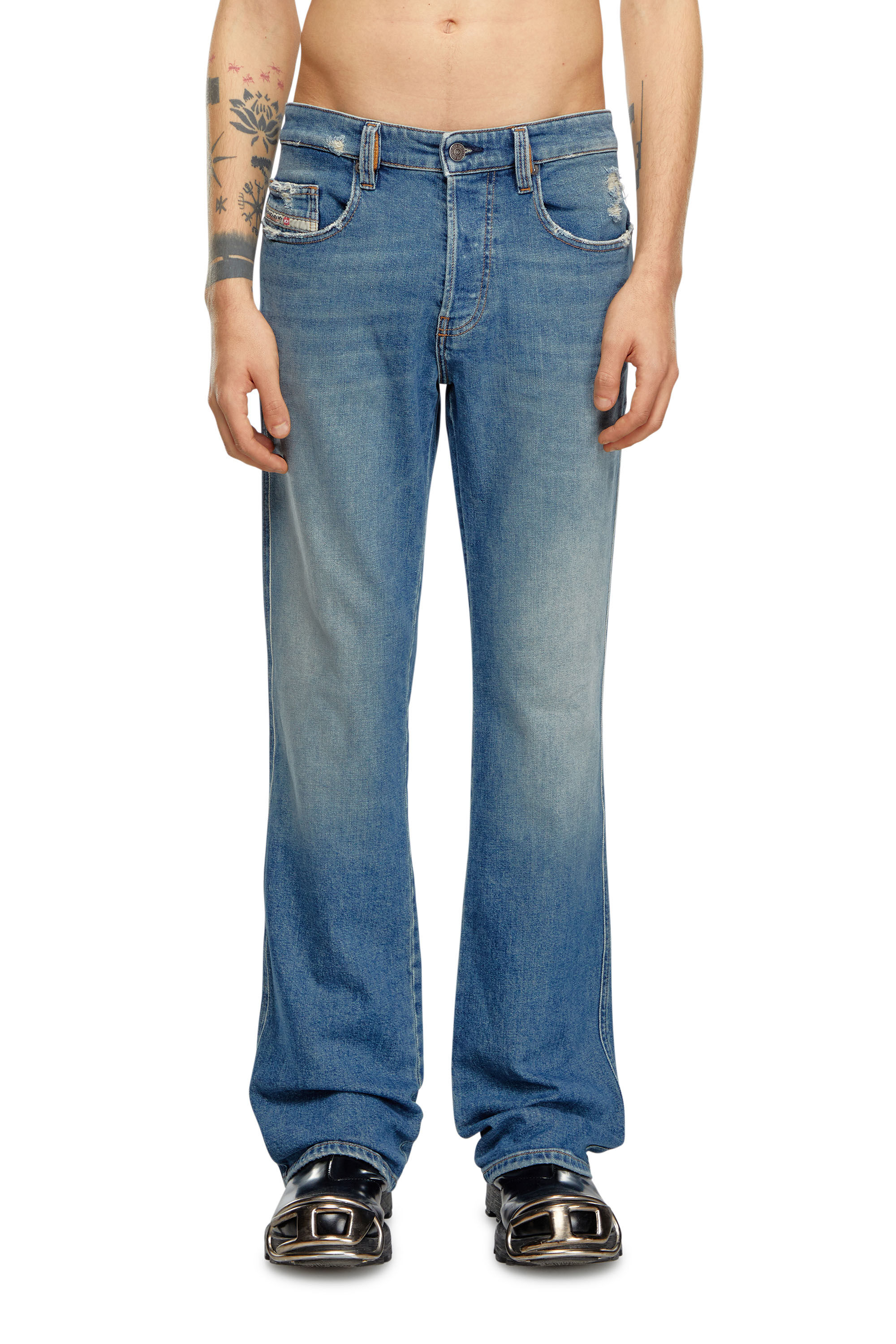 Diesel - Homme Bootcut Jeans 1998 D-Buck 0GRDG, Bleu Clair - Image 3