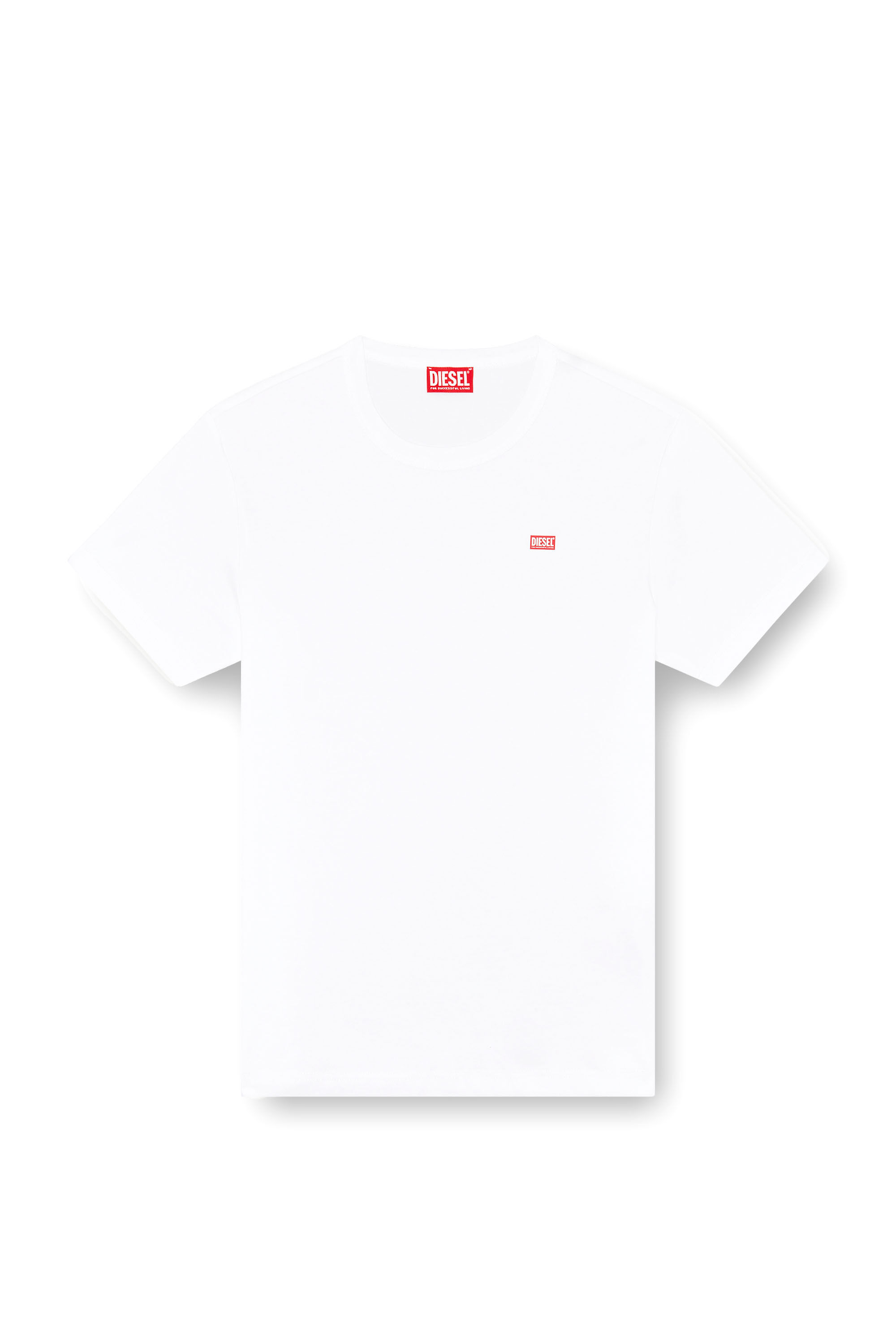 Diesel - T-MIEGOR-K77, Male's T-shirt in mercerised cotton in White - 2