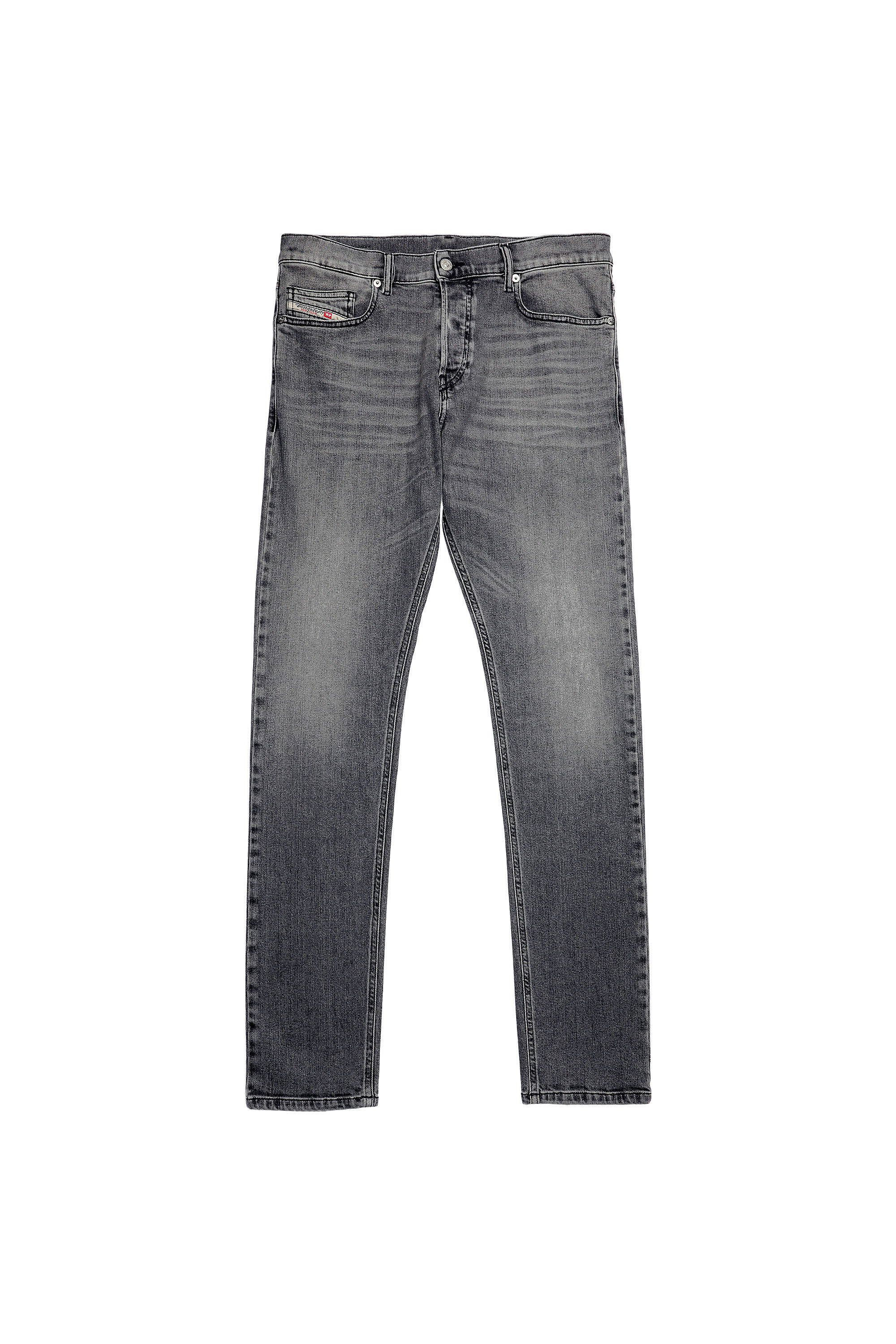 Diesel - D-Luster 09A10 Slim Jeans, Gris Clair - Image 2