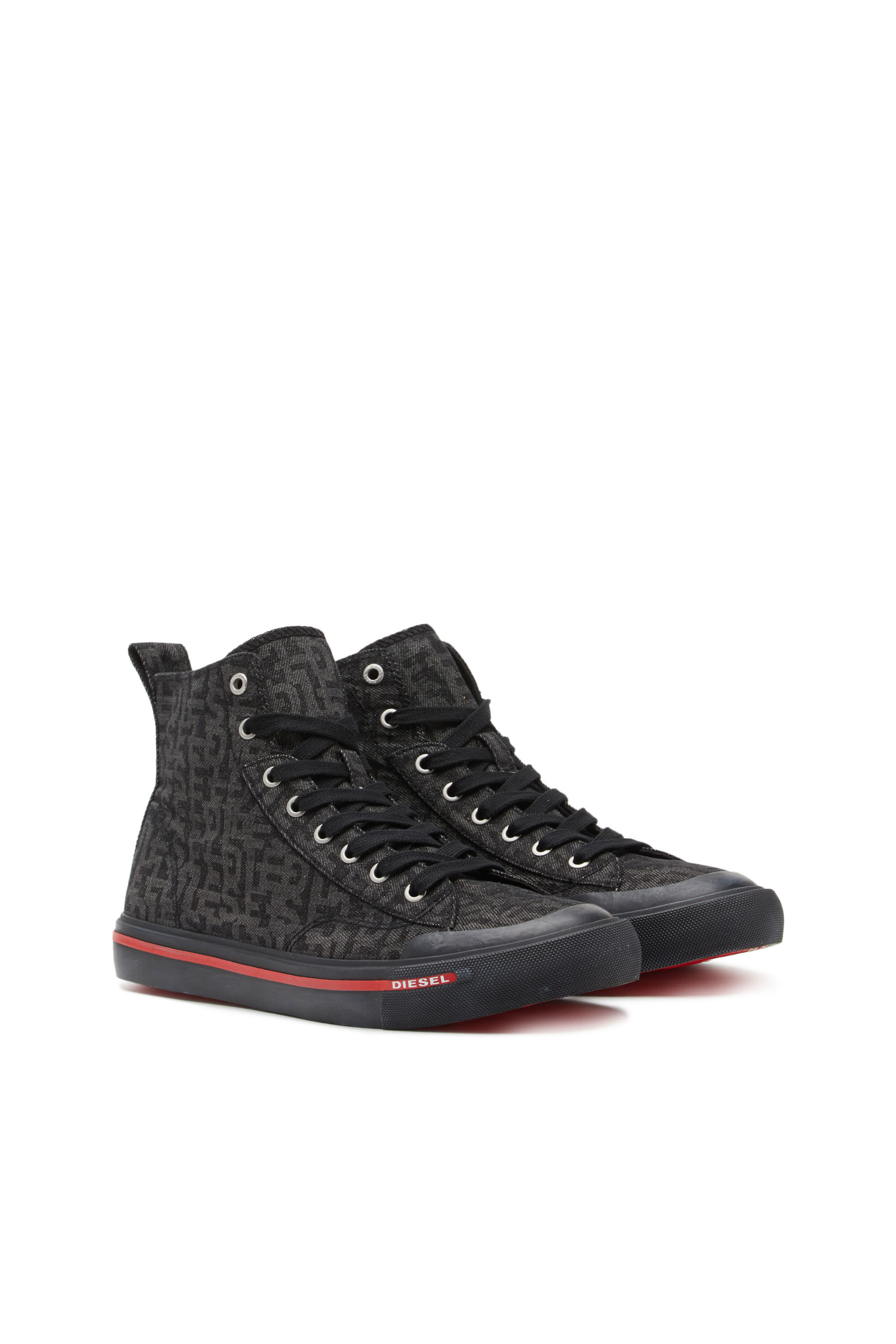 Diesel black high top on sale sneakers