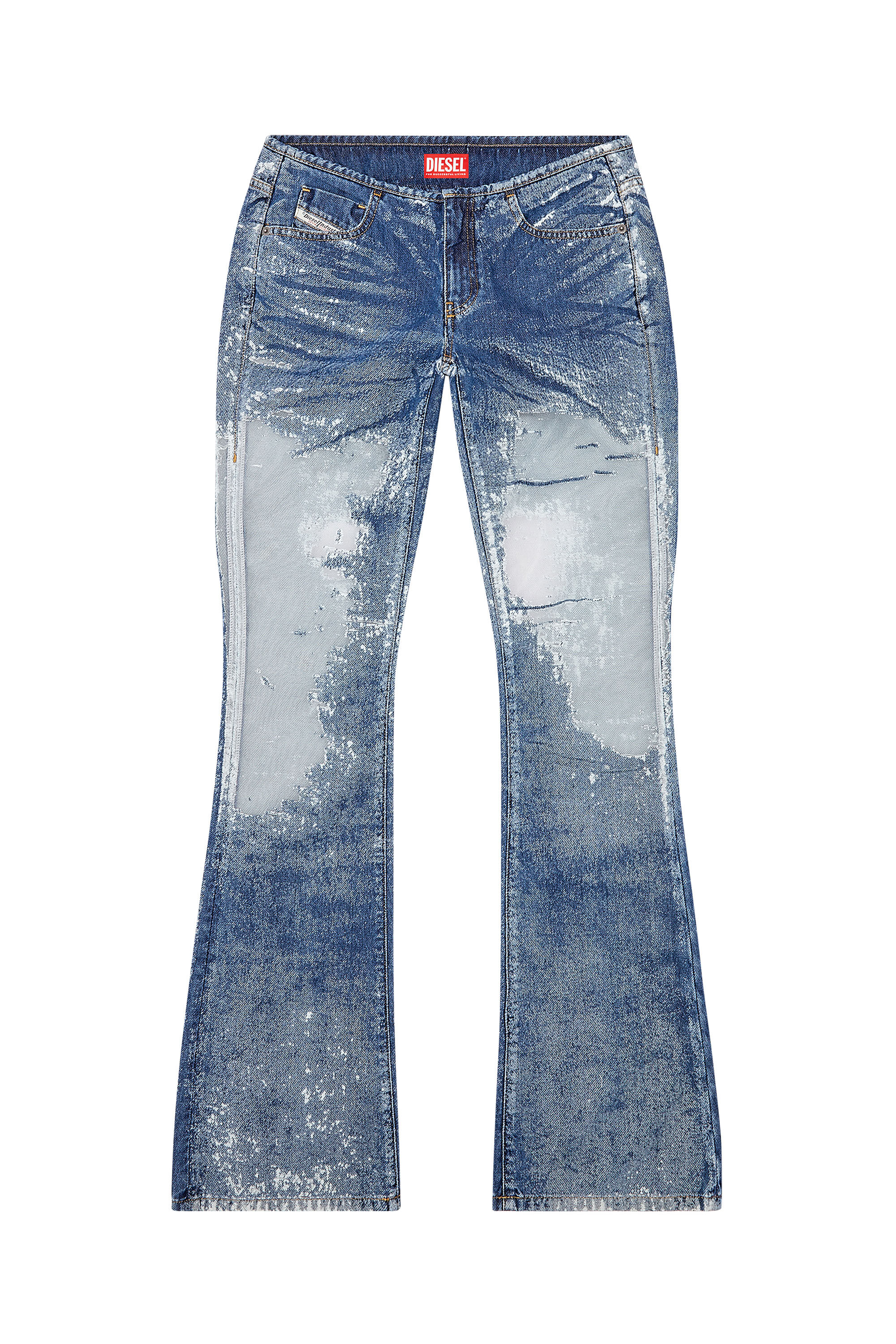 Women's Bootcut and Flare Jeans | Medium Blue | Diesel D-Shark