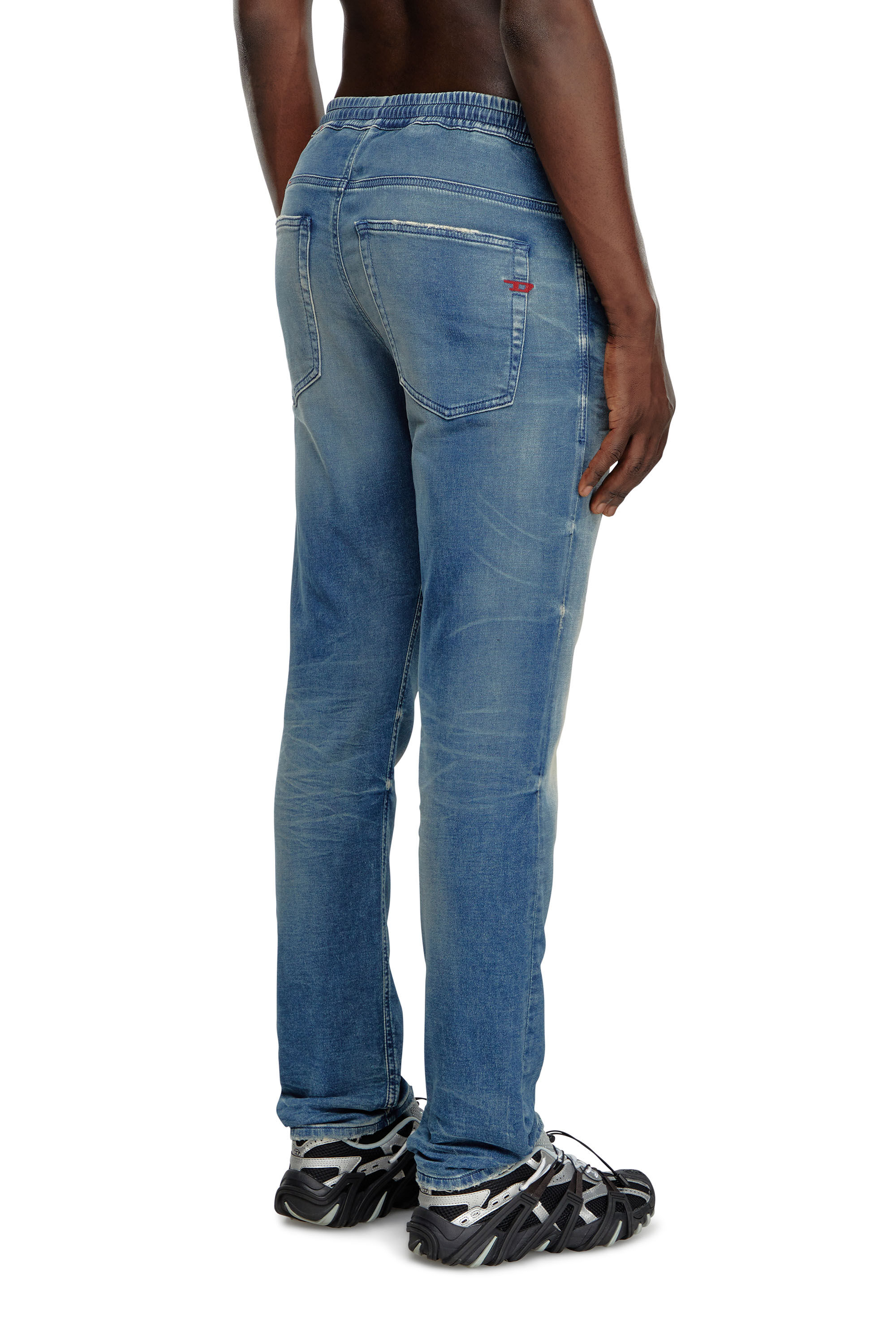 Diesel - Male's Regular 2030 D-Krooley Joggjeans® 068MG, Medium Blue - 4