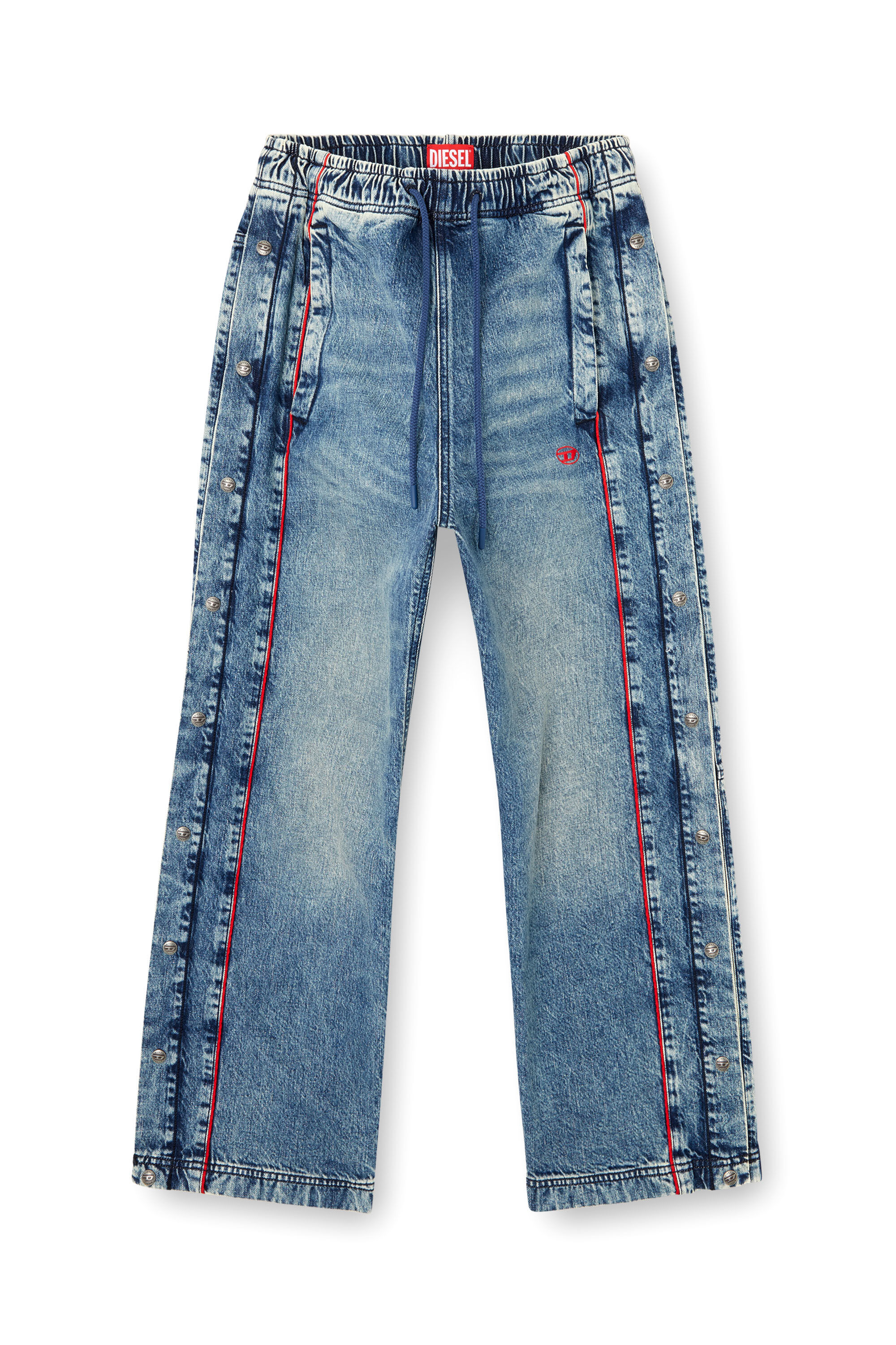 Diesel - Unisex's Relaxed Jeans D-Axfor 0ABCP, Medium Blue - 2
