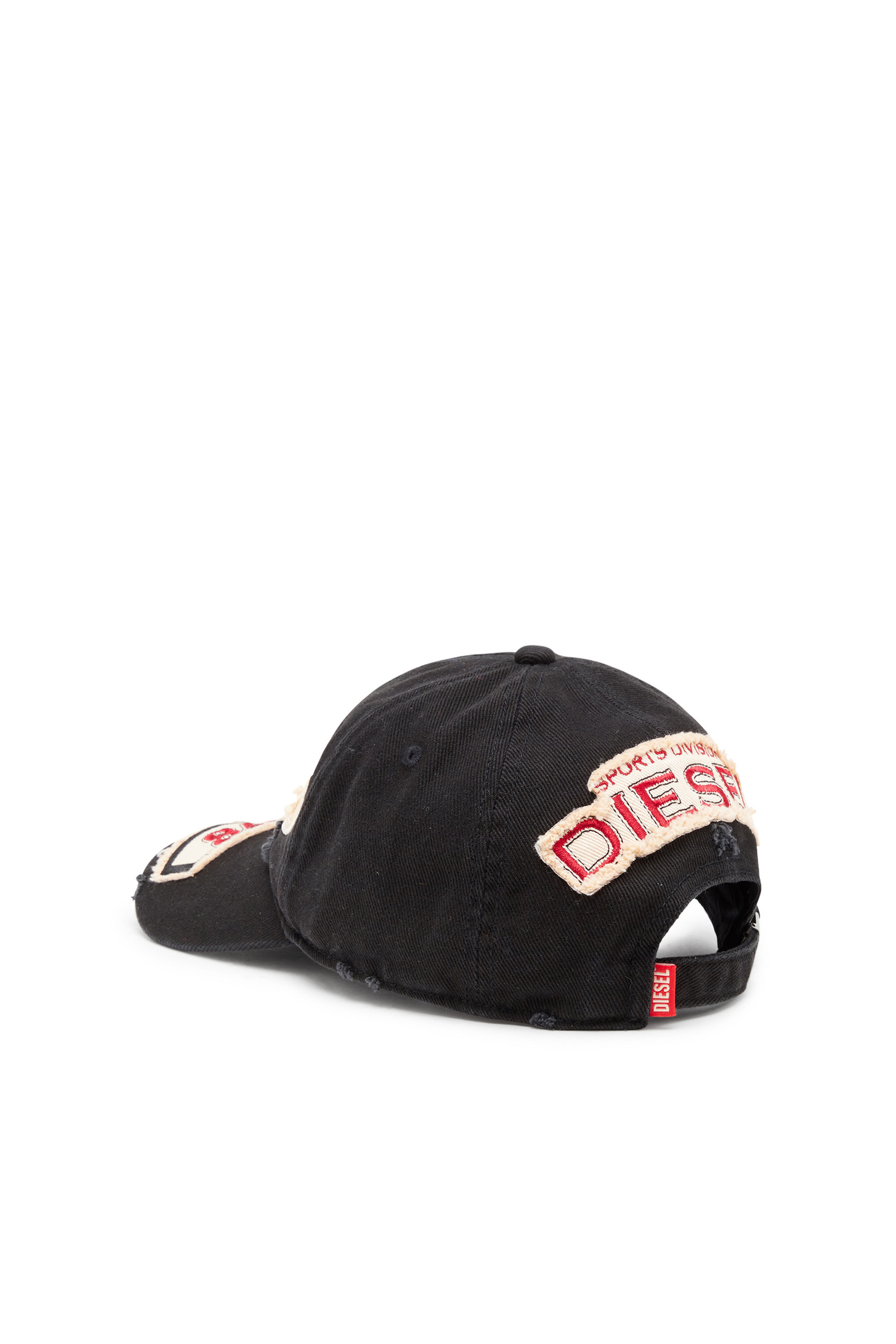 国内初の直営店 Men's Baseball Diesel | Black | patches embroidered with cap 帽子