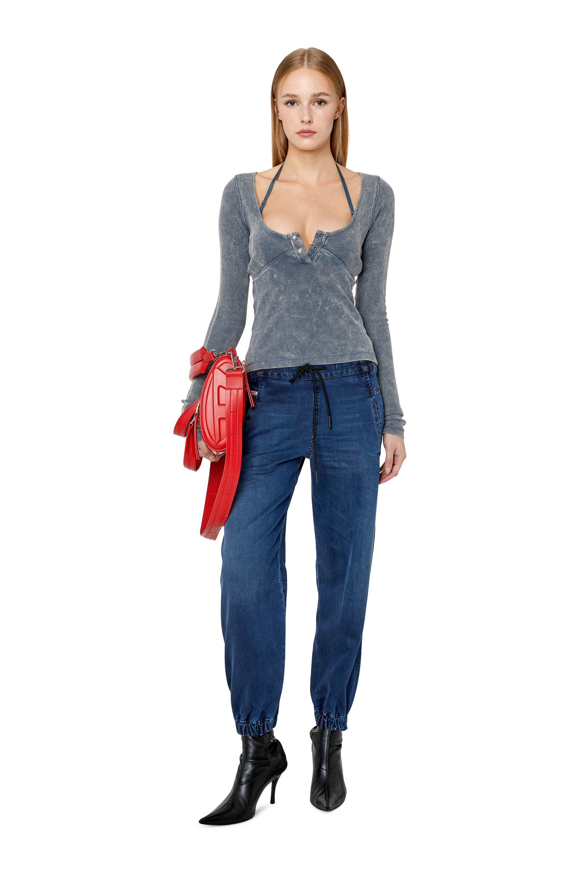 D-KRAILEY-F-NE Woman: boyfriend Dark blue Jeans regular