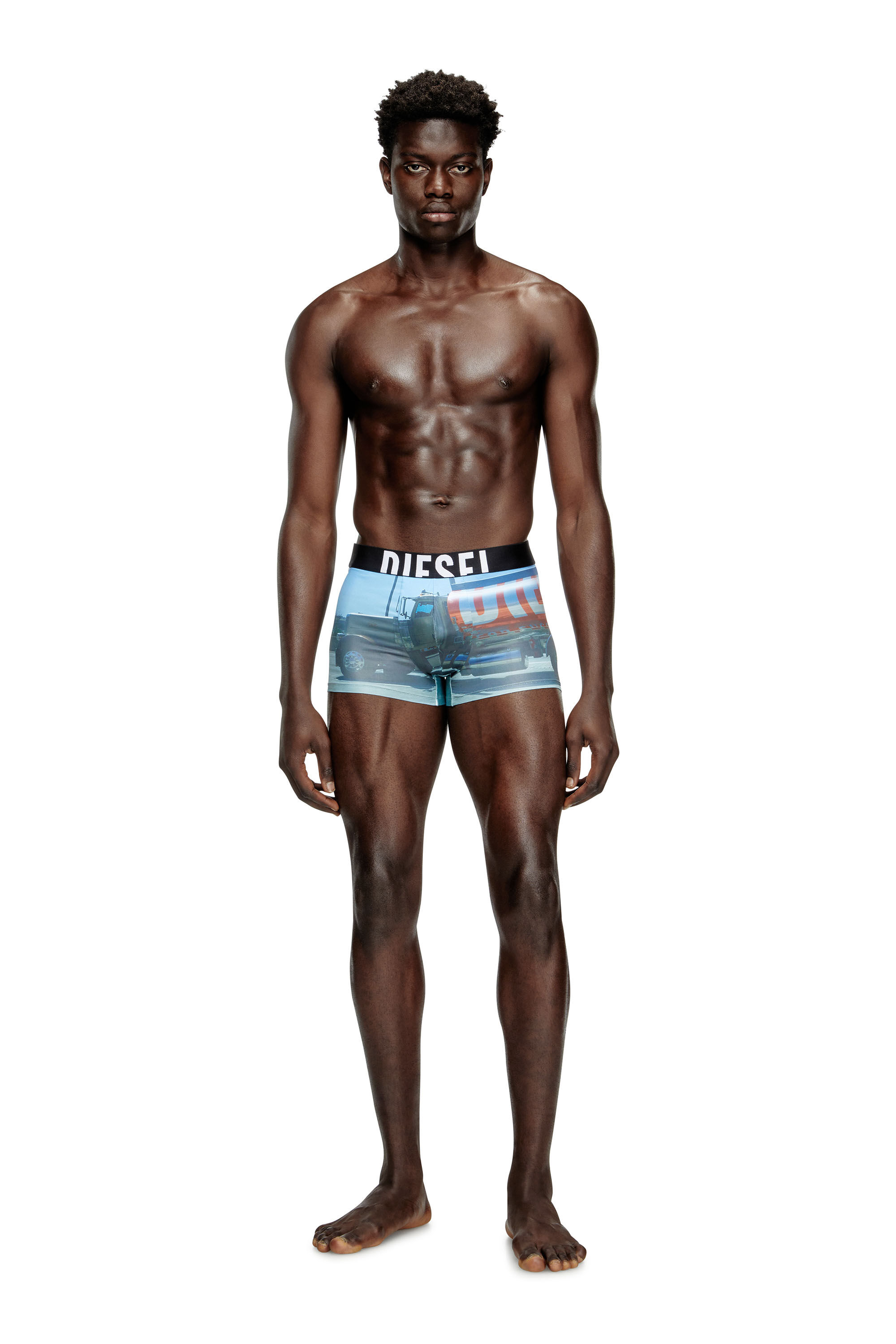 Diesel - DAMIEN-D-POP-40, Male's Boxer briefs with Pop print in Light Blue - 2