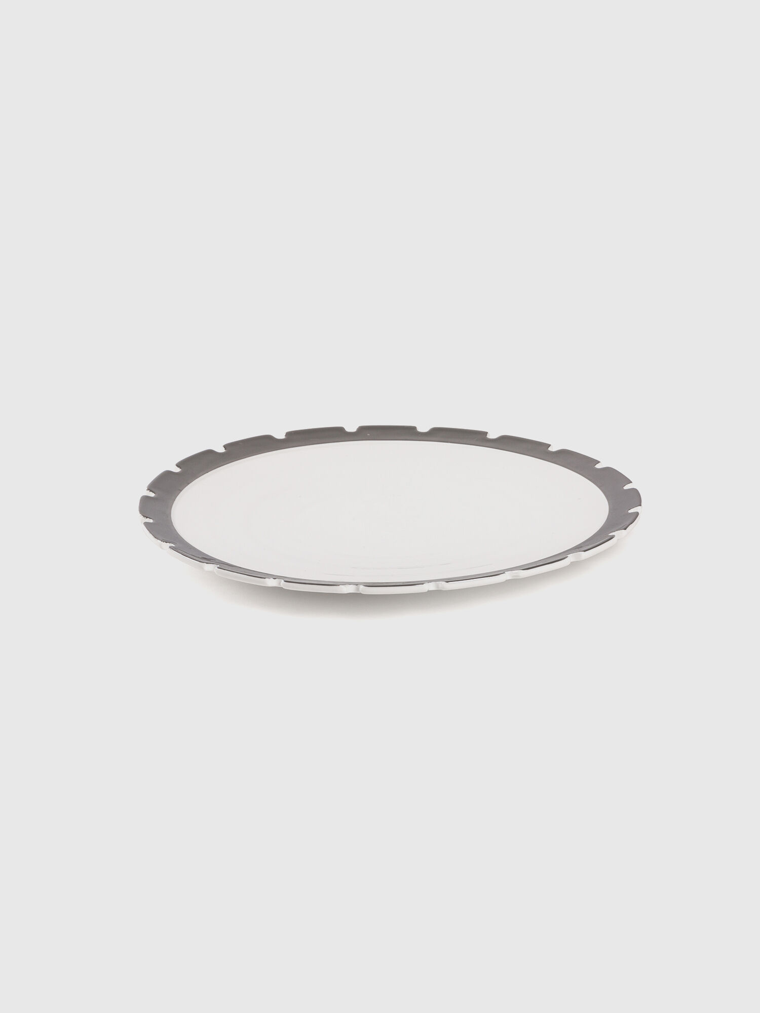 Diesel - 10993SIL MACHINE, Unisex's Porcelain dinner plate in White - 2