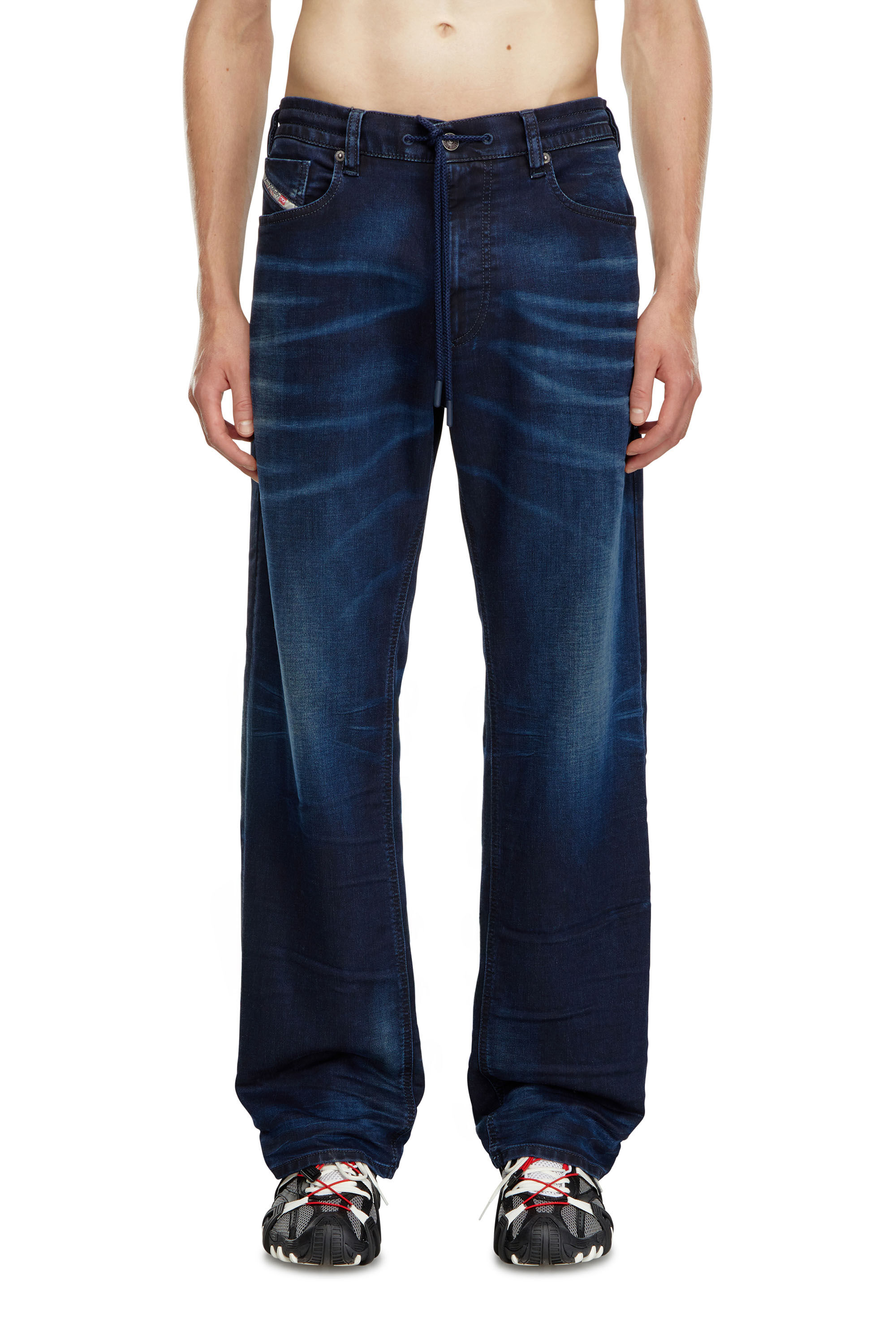 Diesel - Male Straight 2080 D-Reel Joggjeans® 09J35, Dark Blue - Image 3