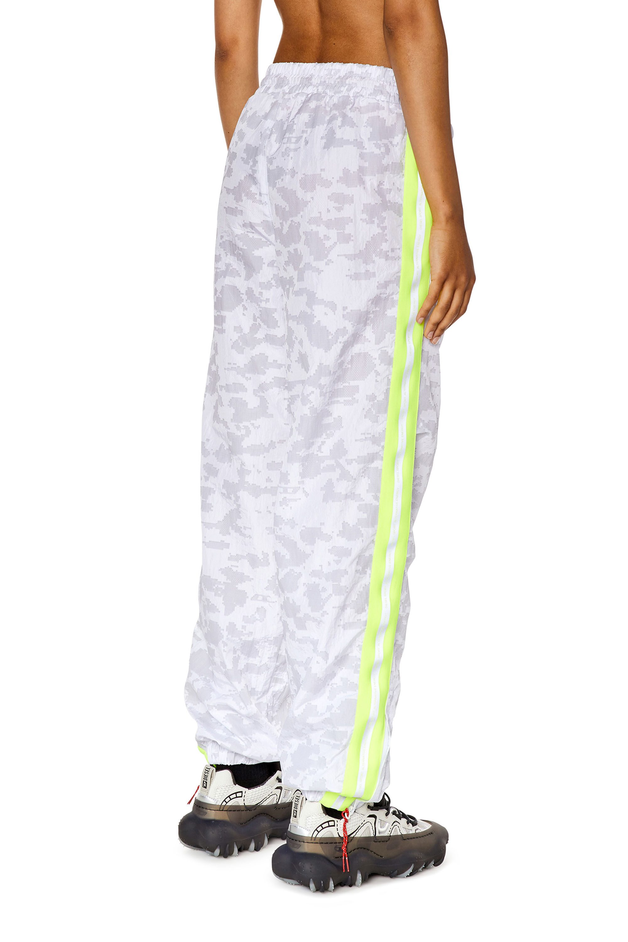 Diesel - AWWB-ELIZA-HT43, Female Track pants with pixelated print in Multicolor - Image 4