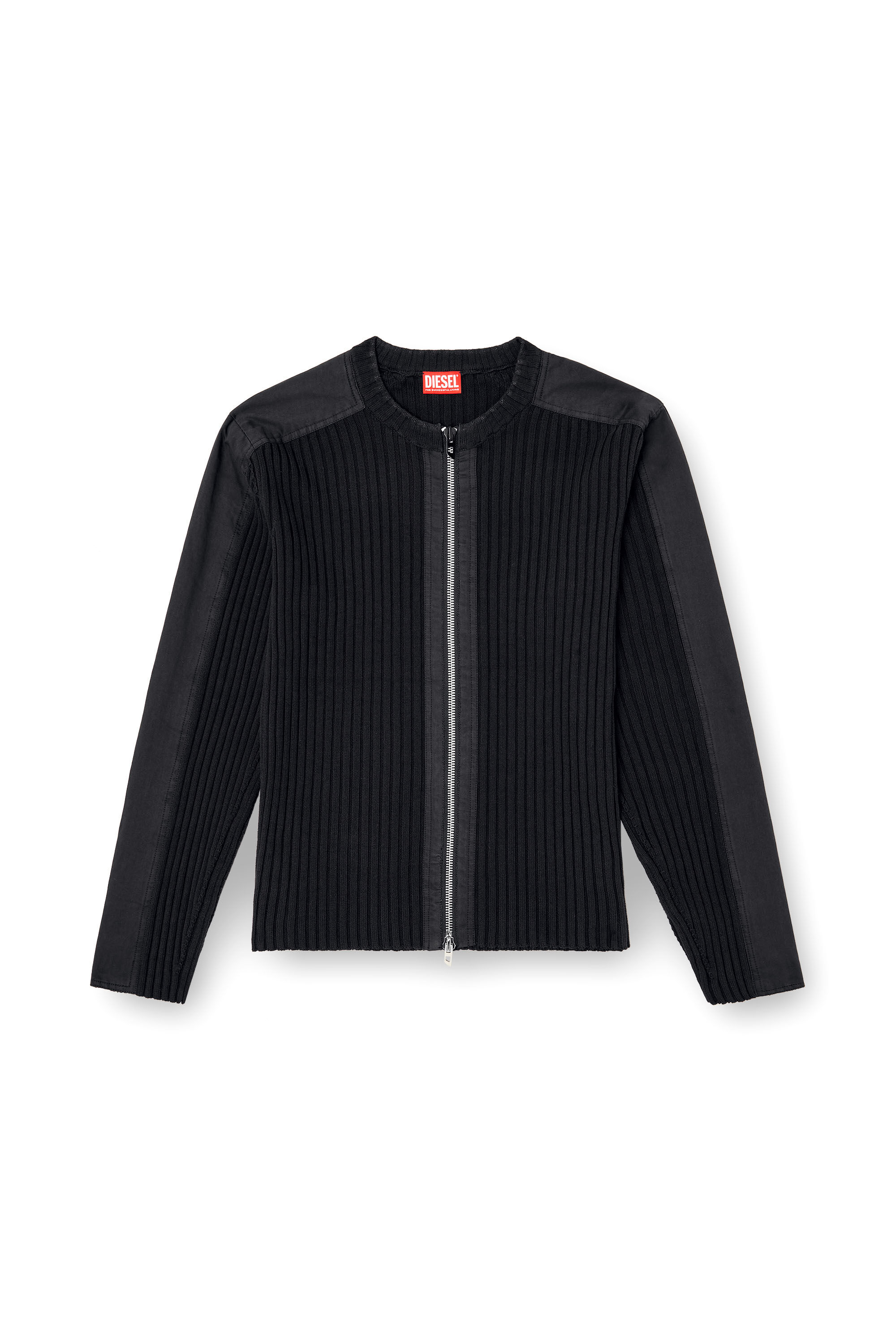 Diesel - K-MATTY, Cardigan zippé avec empiècements utilitaires Homme in ToBeDefined - 2