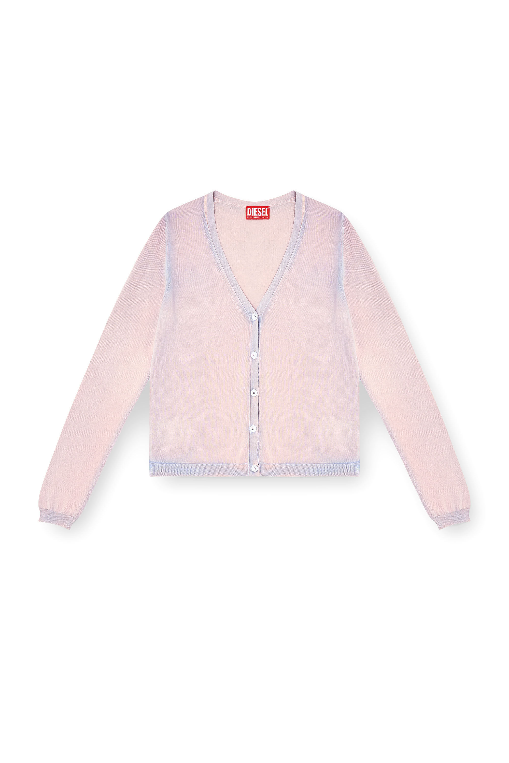 Diesel - M-VITTA, Cardigan effet dégradé Femme in Rose - 2