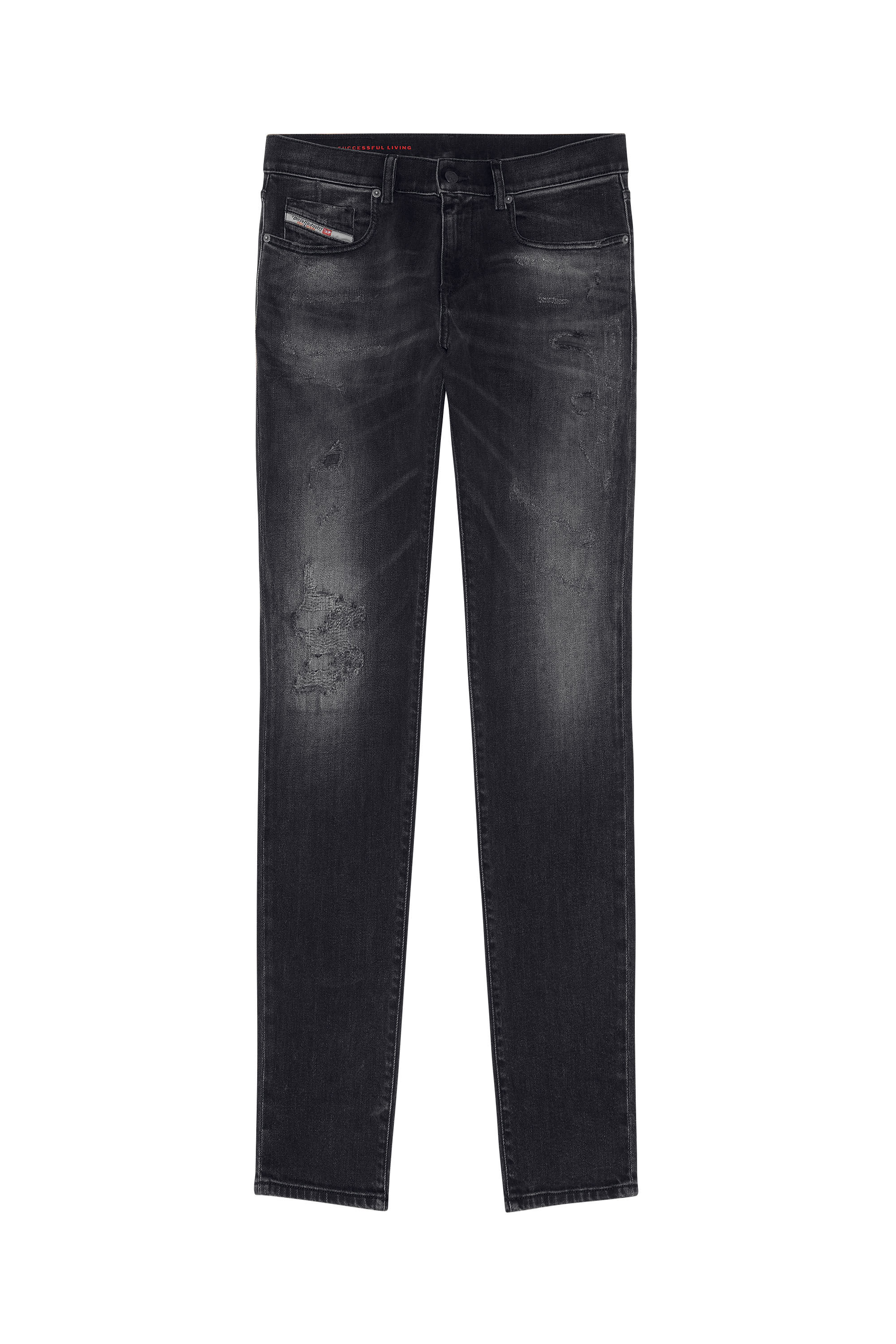 2019 D-STRUKT Man: Slim Black/Dark grey Jeans | Diesel®