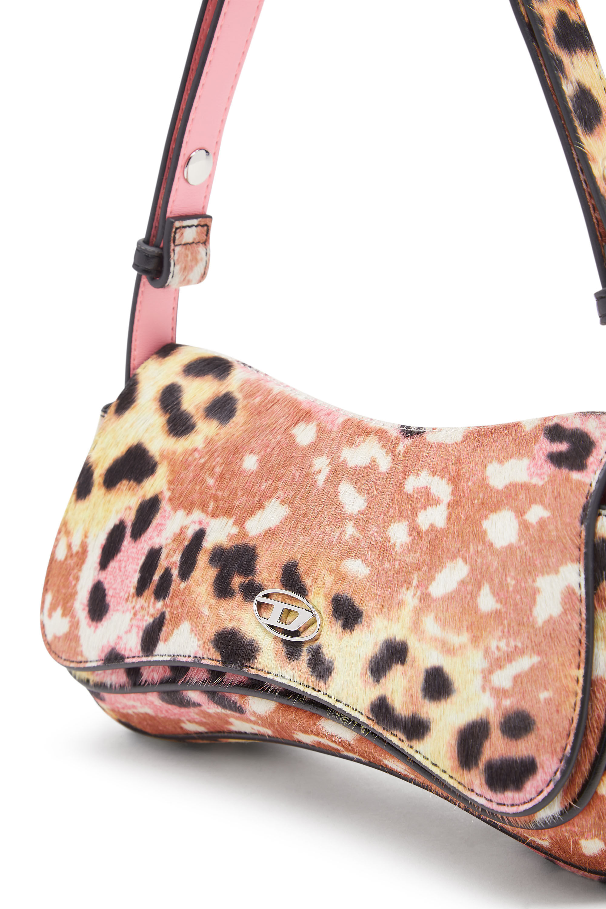 Calf hair leopard clutch outlet