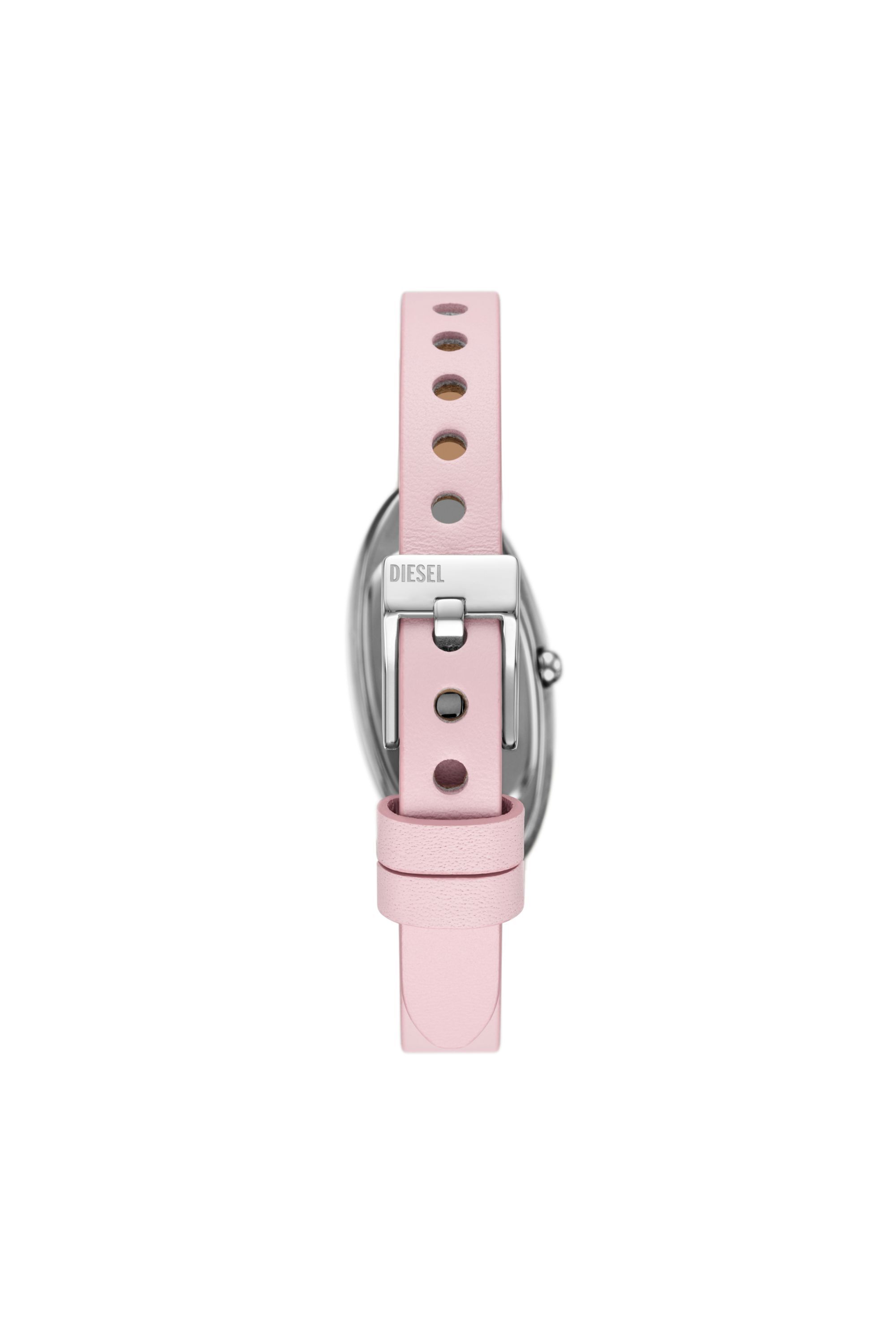 Diesel - DZ5621 WATCH, Female's D-Era Two-Hand Leather Watch in Pink - 2