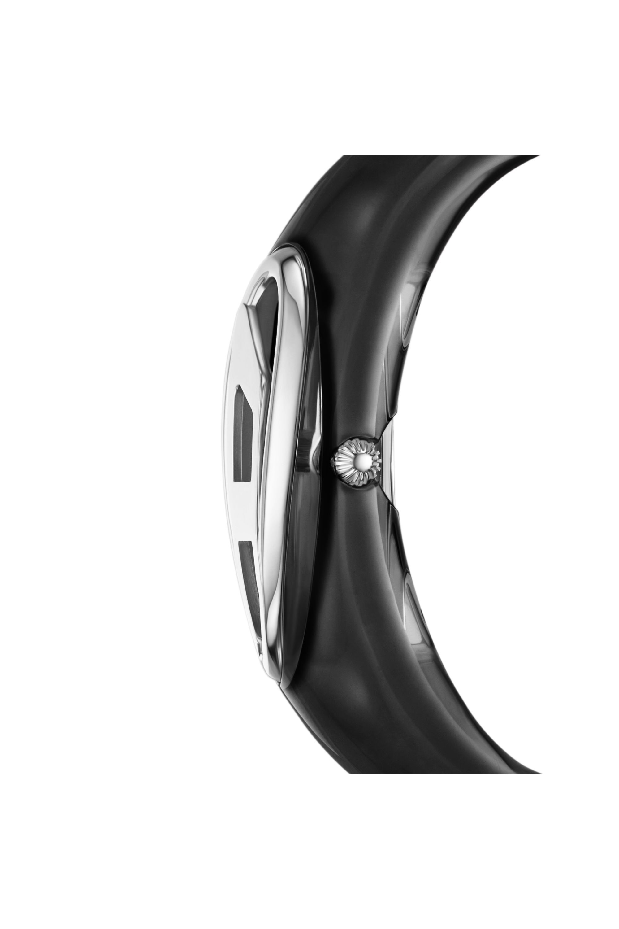 Diesel - DZ5619 WATCH, Female's Diesel Wonder-D Two-Hand Black Nylon Resin Watch in Black - 3