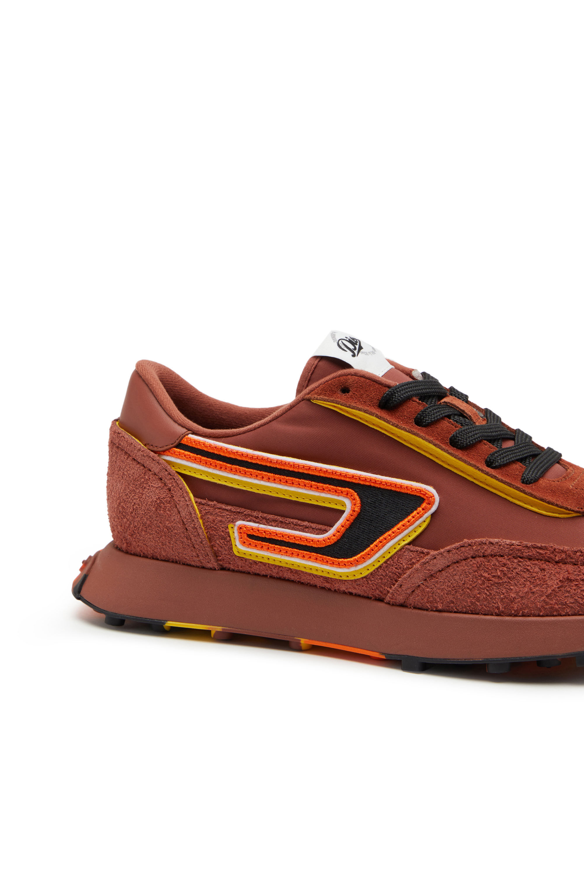 Diesel - S-RACER LC W, Female's S-Racer Lc W - Low-top sneakers in nylon and suede in Brown - 6