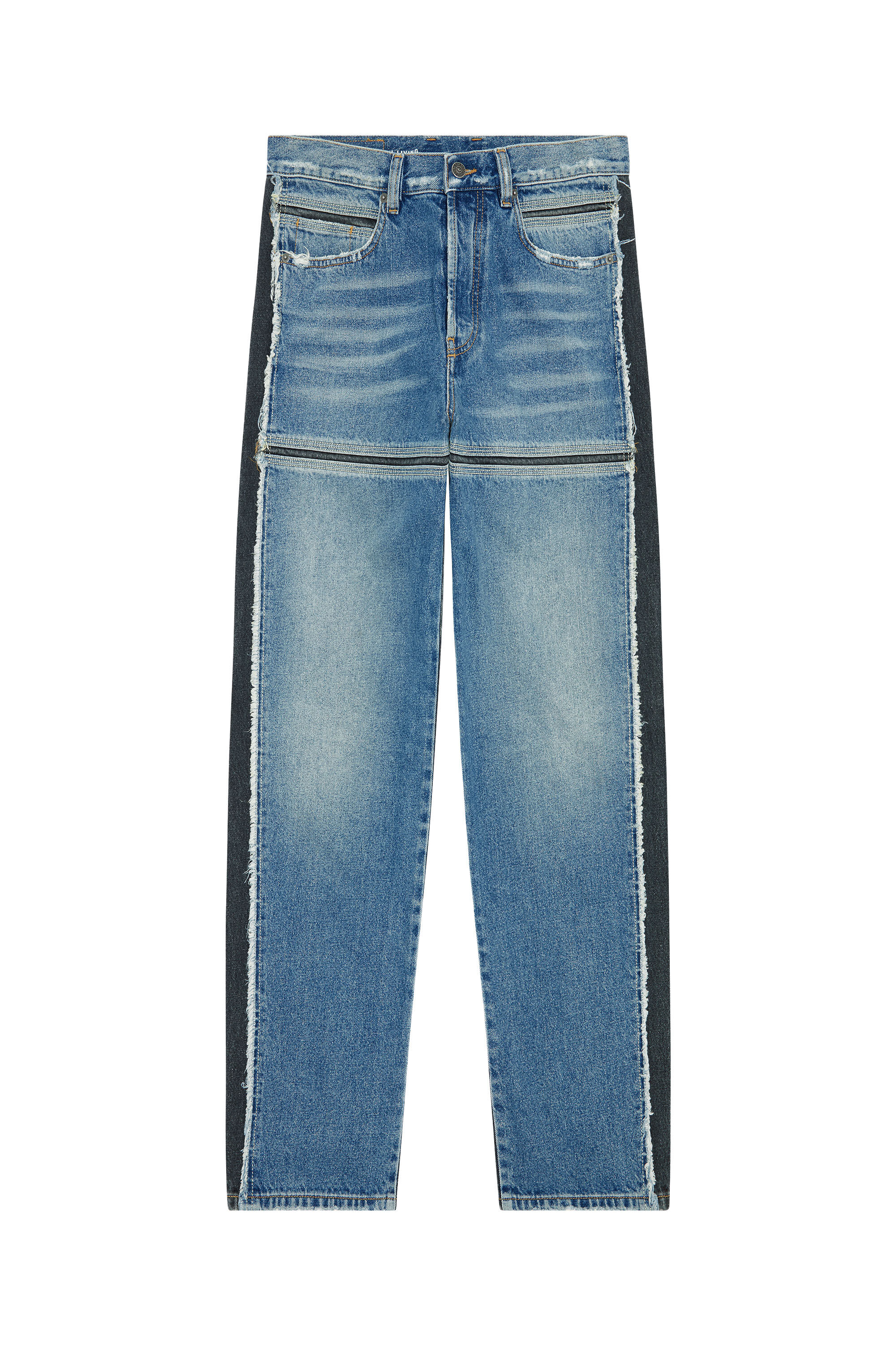Diesel - D-Mand 09F20 Straight Jeans, Bleu moyen - Image 2