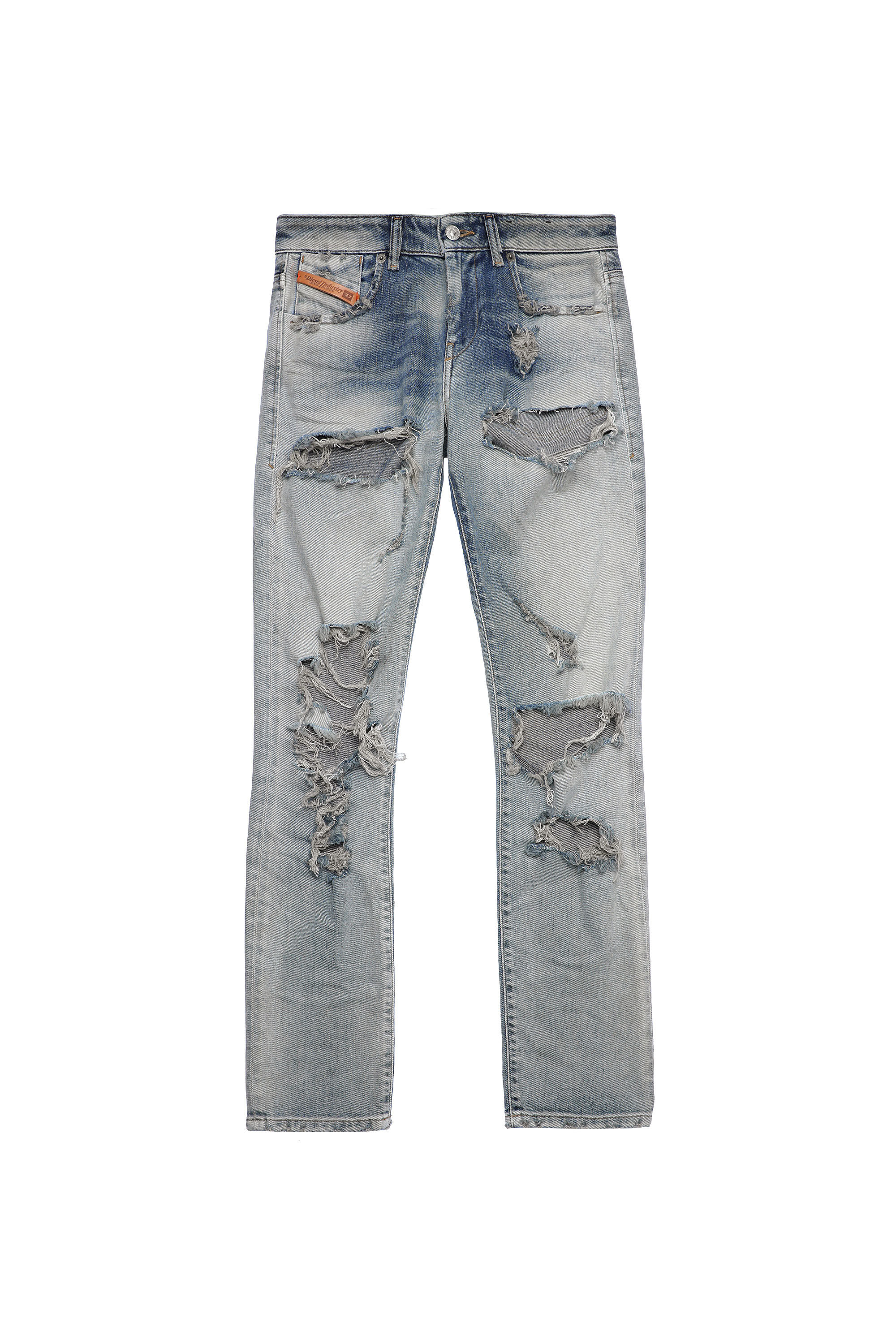 Diesel - D-Lyla 09B40 Straight Jeans, Bleu Clair - Image 2