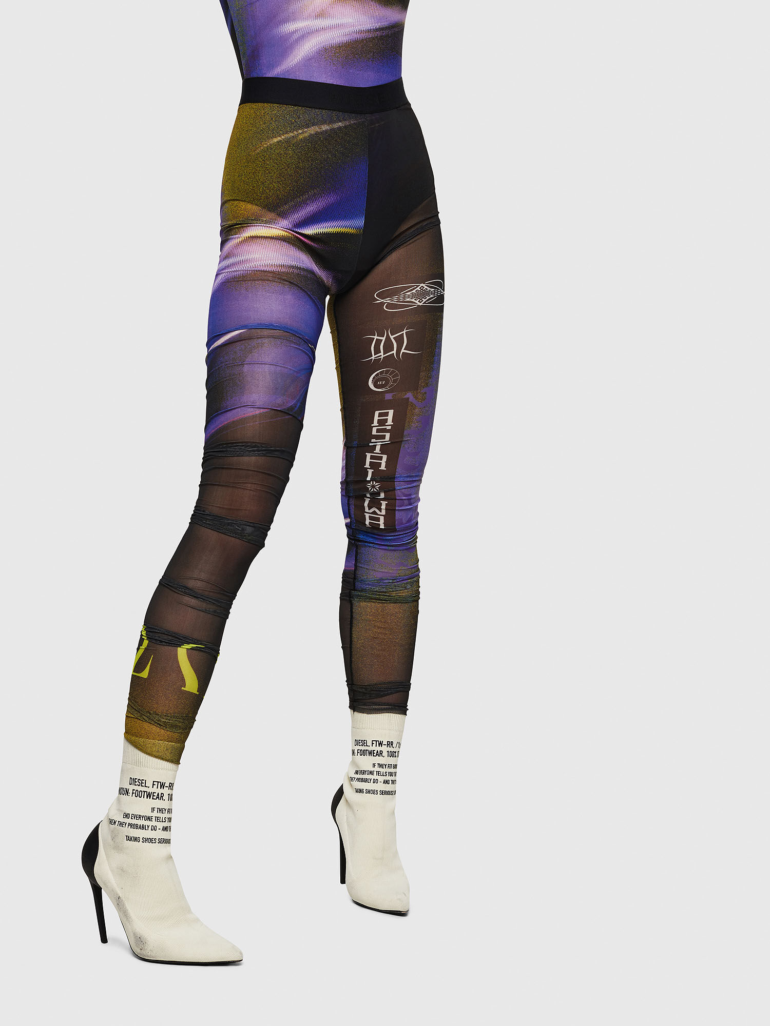 DIESEL - Women's printed leggings 