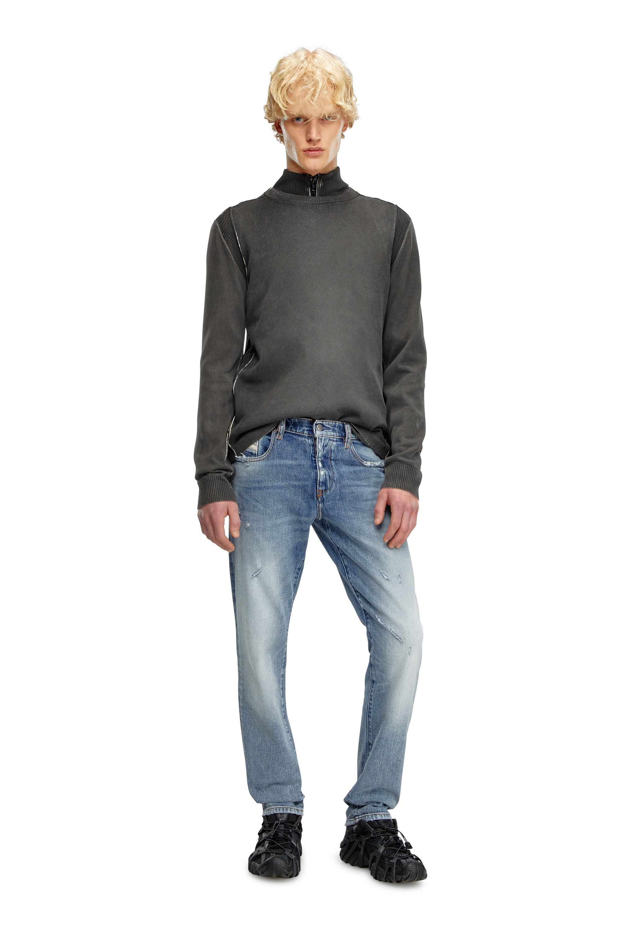 Diesel - Slim Jeans 2019 D-Strukt 09J57 Homme, Bleu moyen - Image 1