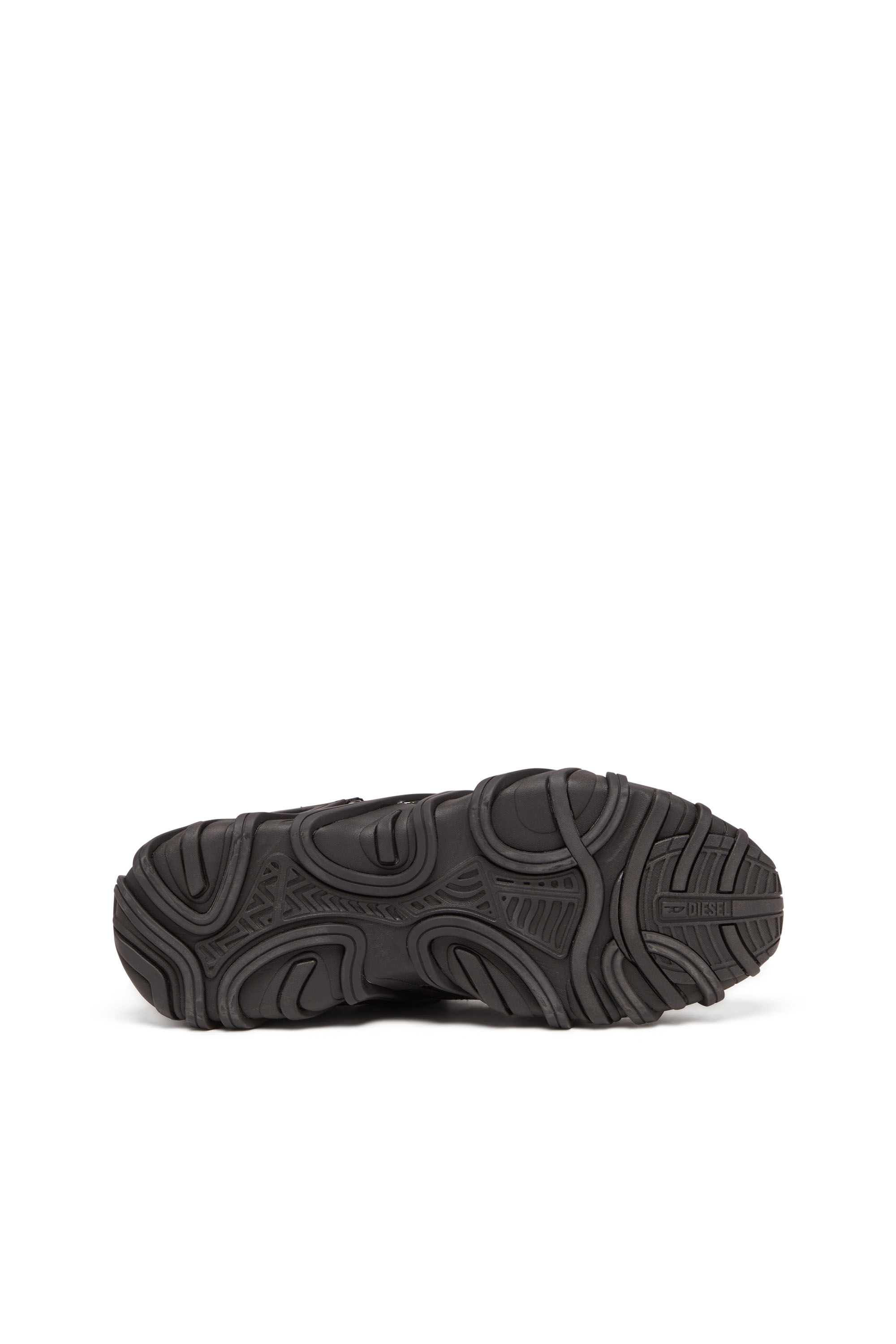 Diesel - S-PROTOTYPE-CR, S-Prototype-CR - Sneakers avec effet treillis en mesh et en cuir Homme in Noir - 5