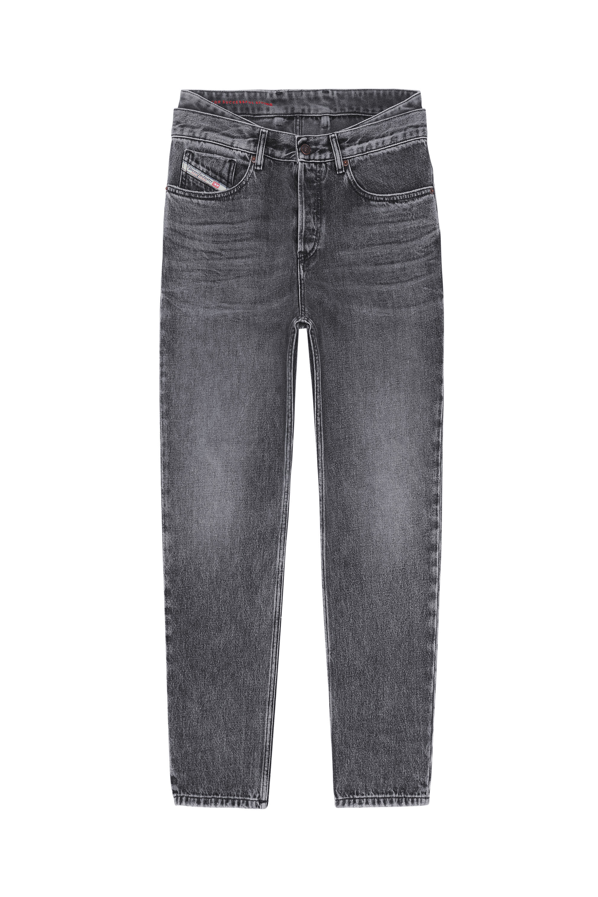 Diesel - Tapered Jeans 2005 D-Fining 007C6, Black/Dark Grey - Image 2