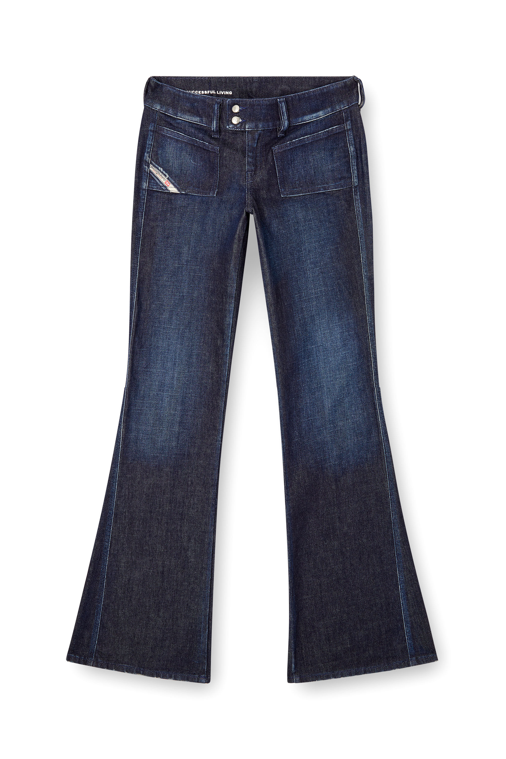 Diesel - Female's Bootcut Jeans D-Hush 09M19, Dark Blue - 2