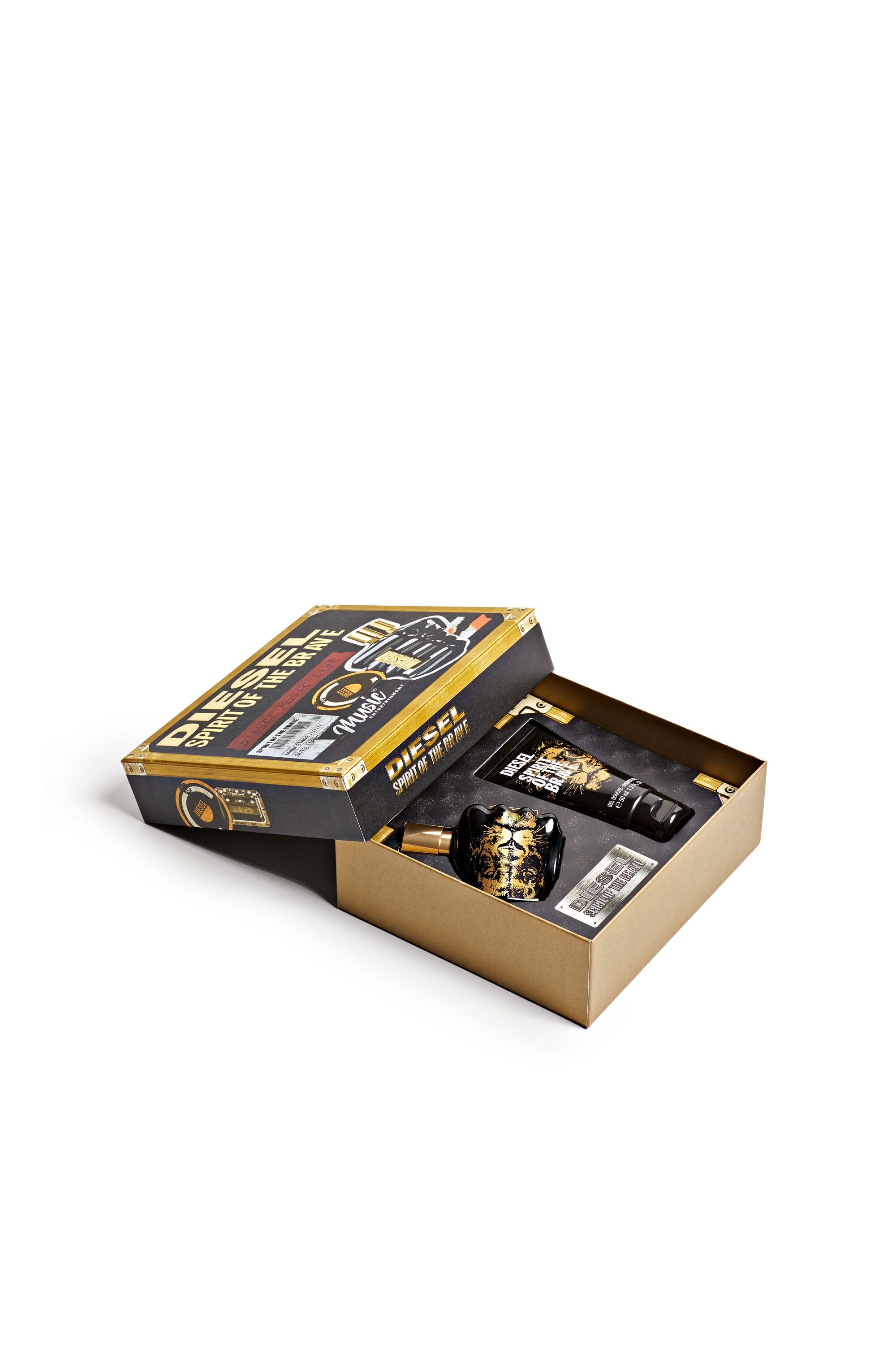 Diesel - SPIRIT OF THE BRAVE 35 ML GIFT SET, Male's Spirit Of The Brave Gift set in Black - 3