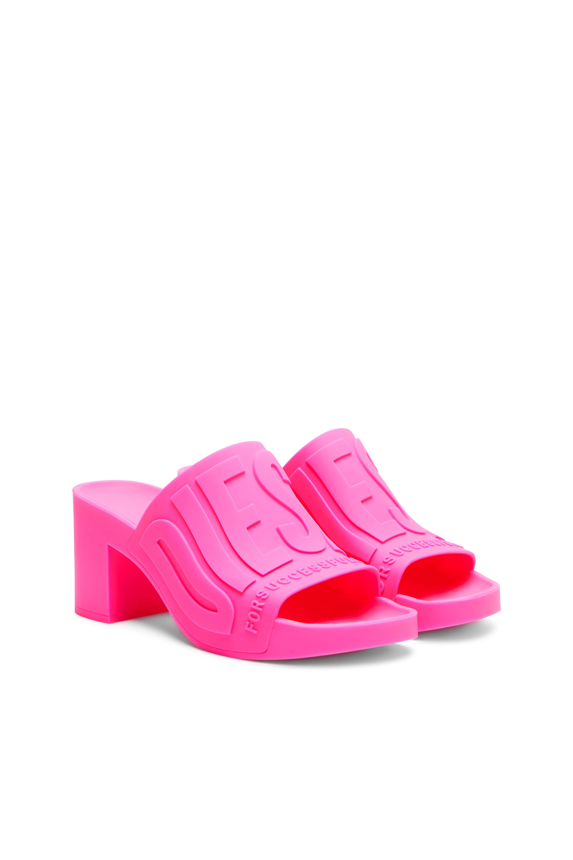 最適な価格 pool rubber neon Heeled Woman: H SA-PAMELA slides Diesel | 靴