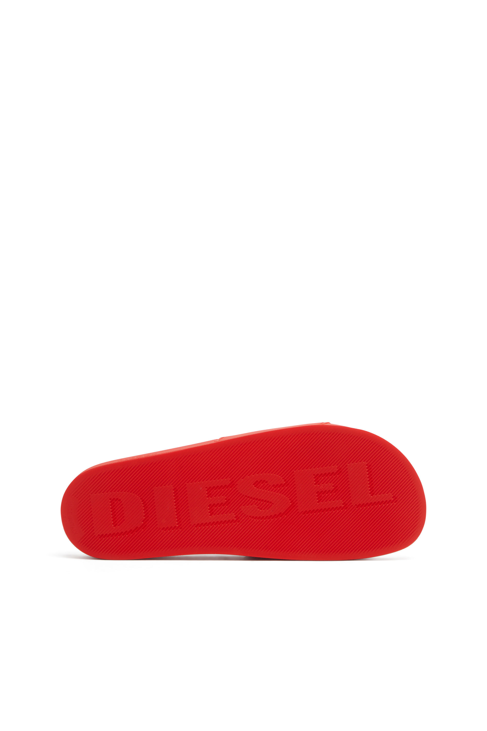 Diesel - SA-SWIM, Sa-Swim-Claquettes de piscine en caoutchouc avec logo D Homme in Rouge - 5