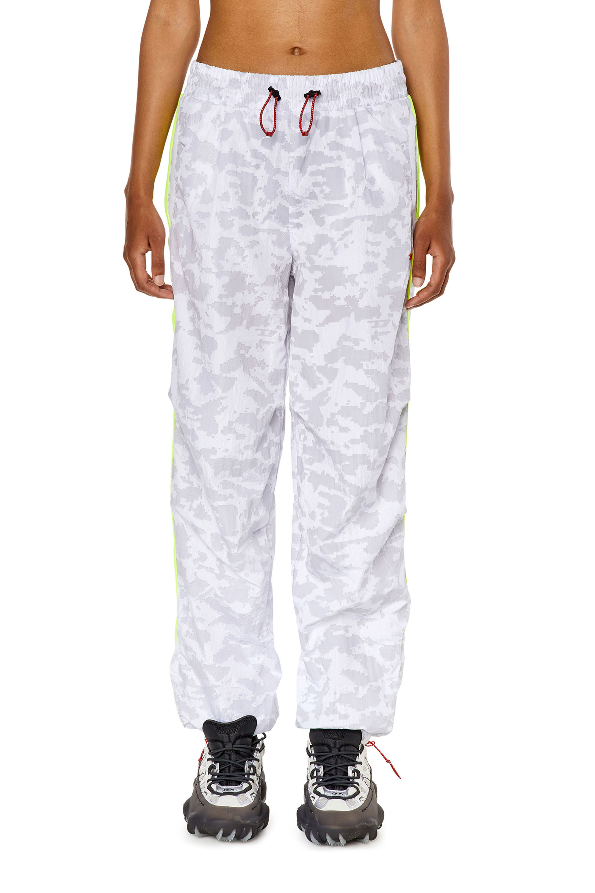 Diesel - AWWB-ELIZA-HT43, Female Track pants with pixelated print in Multicolor - Image 3