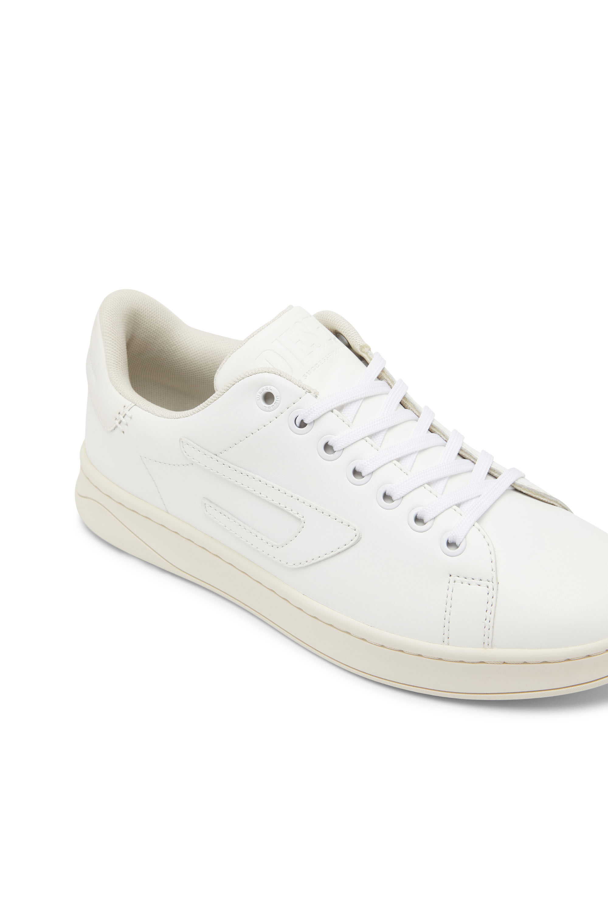 Women s Low top leather sneakers D patch Diesel S ATHENE LOW W