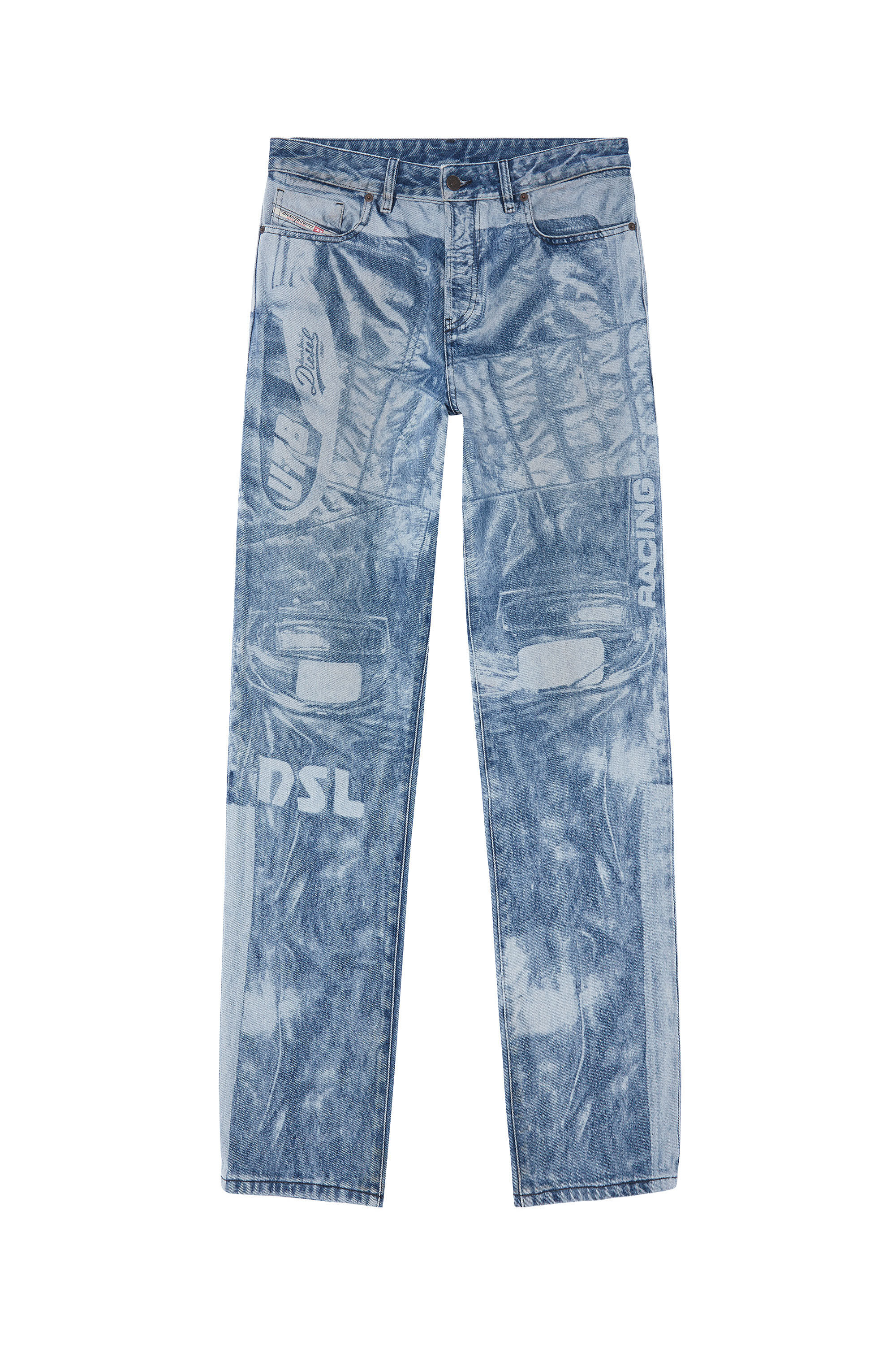 Diesel - 1955 D-Rekiv 007B8 Straight Jeans, Light Blue - Image 2