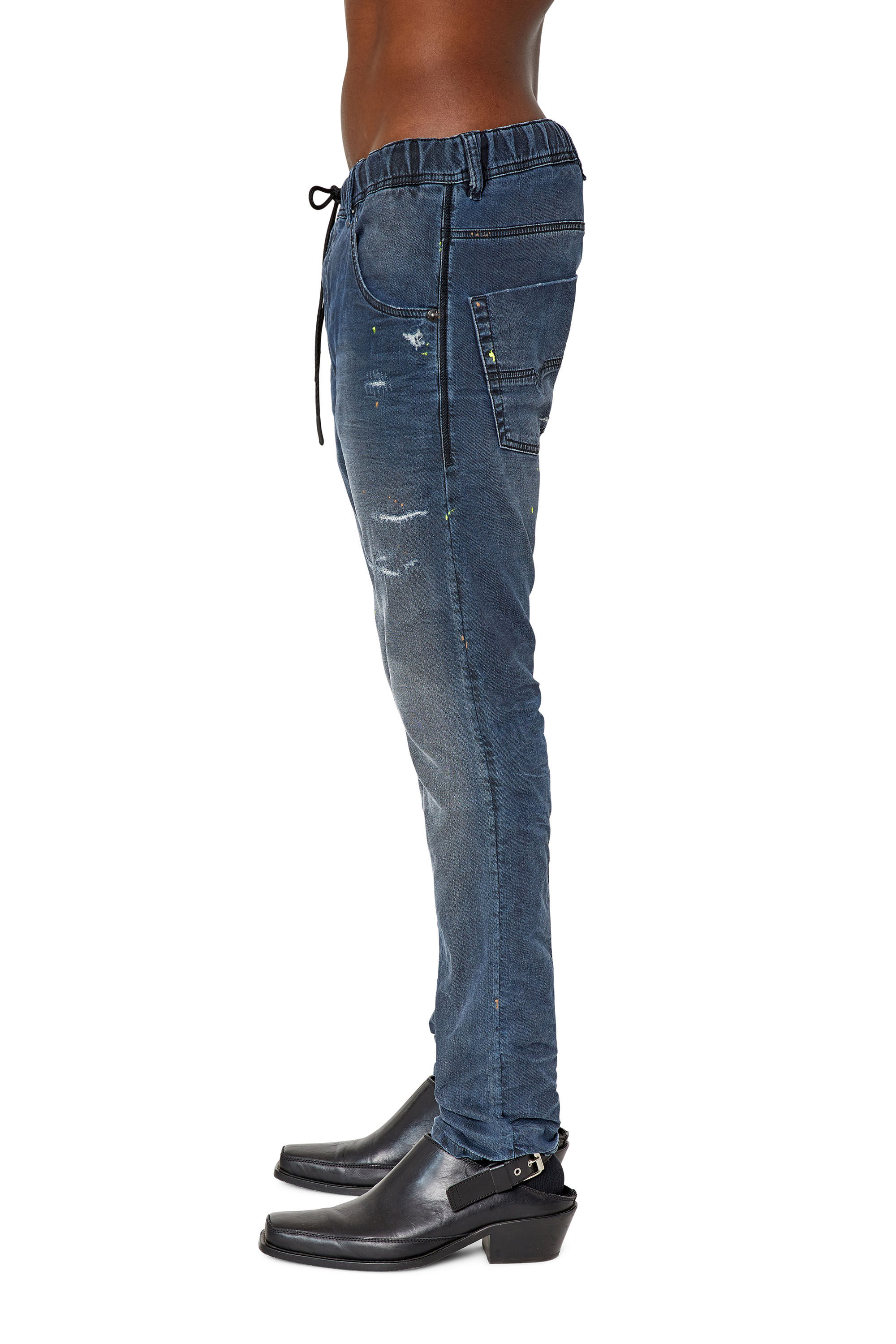 KROOLEY JOGGJEANS Man: Tapered dark blue Jeans | Diesel®