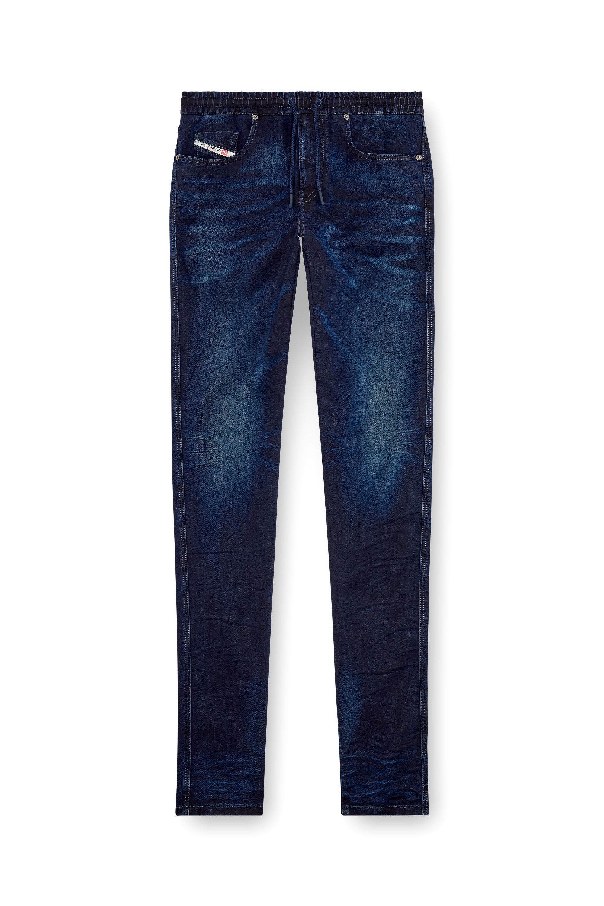 Diesel - Homme Slim 2060 D-Strukt Joggjeans® 09J35, Bleu Foncé - Image 2