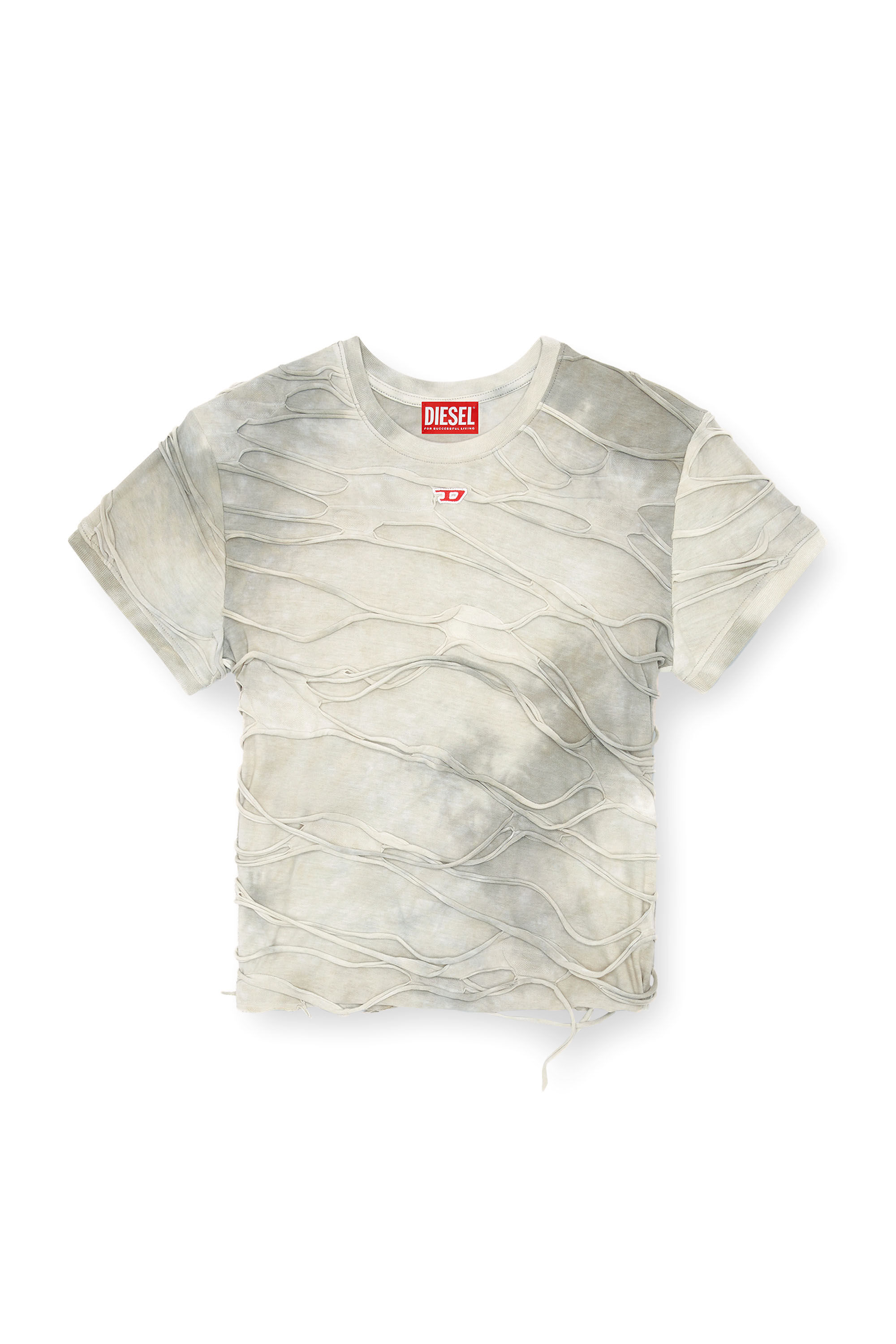 Diesel - T-UNCUTIE-LONG-P1, Gris - Image 2