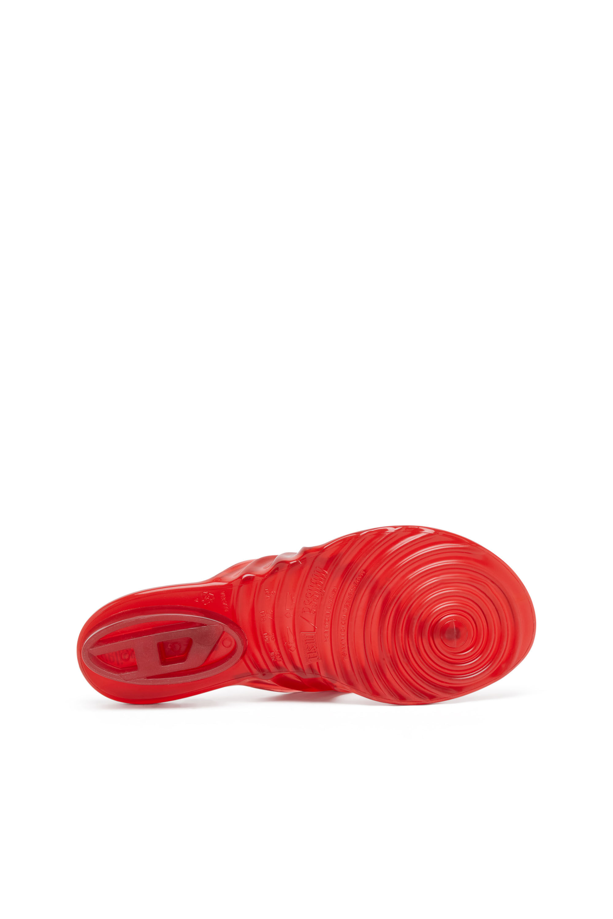 Diesel - MELISSA QUANTUM THONG, Female's Sculptural flip-flops in Melflex® in Red - 5