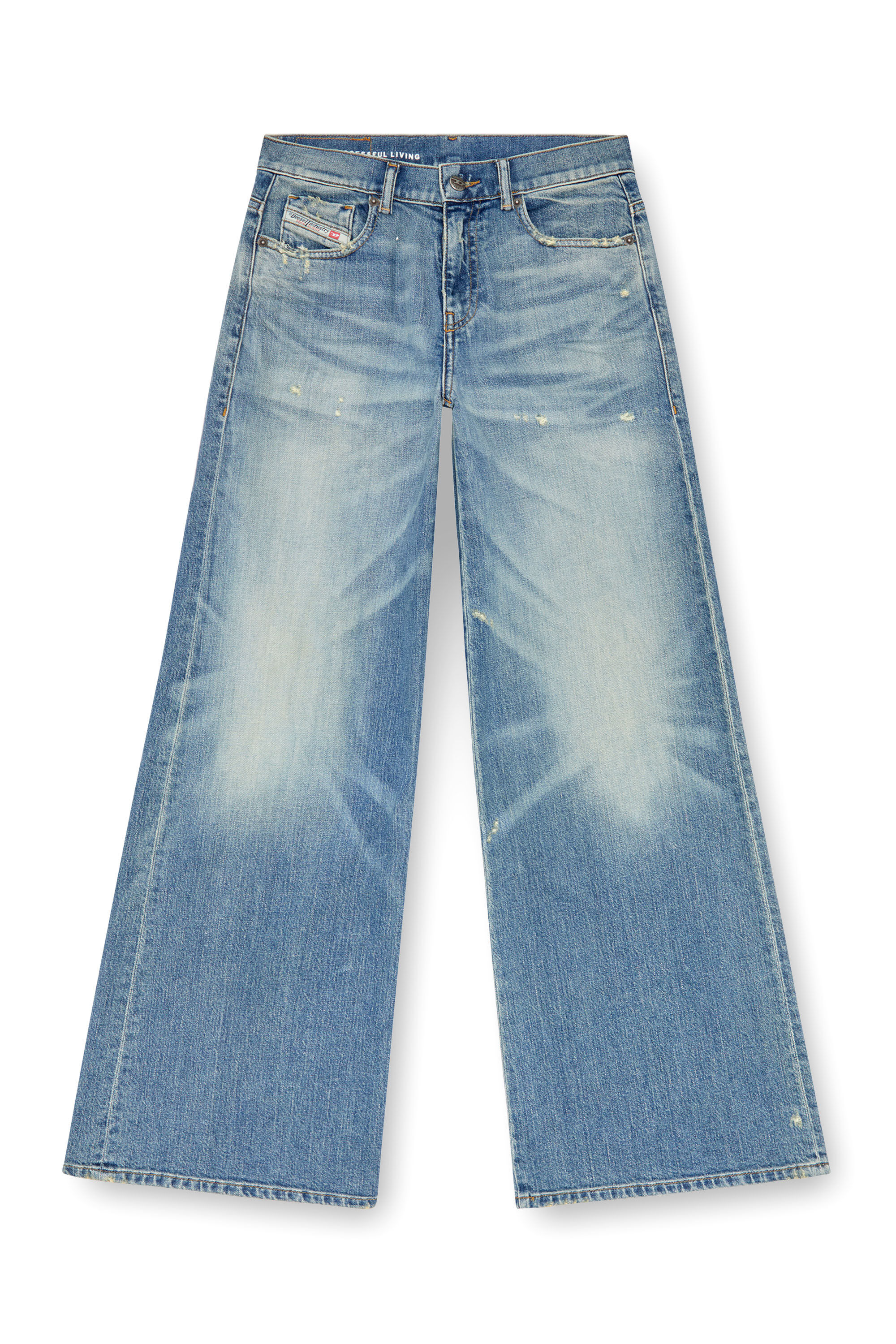 Diesel - Femme Bootcut and Flare Jeans 1978 D-Akemi 09J44, Bleu moyen - Image 2