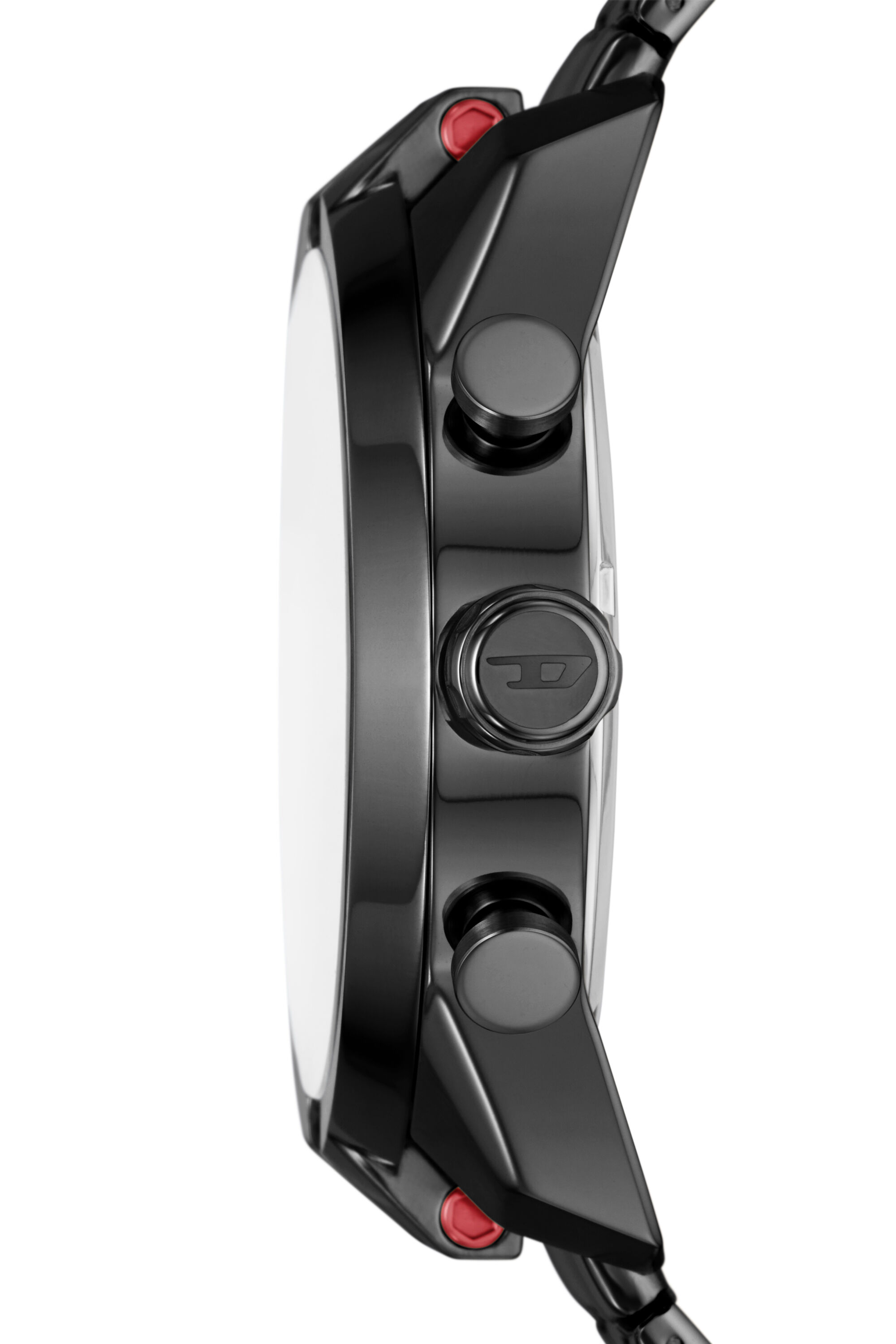 Diesel - DZ4589, Montre Split avec un bracelet en acier inoxydable noir Homme in Gris - 3