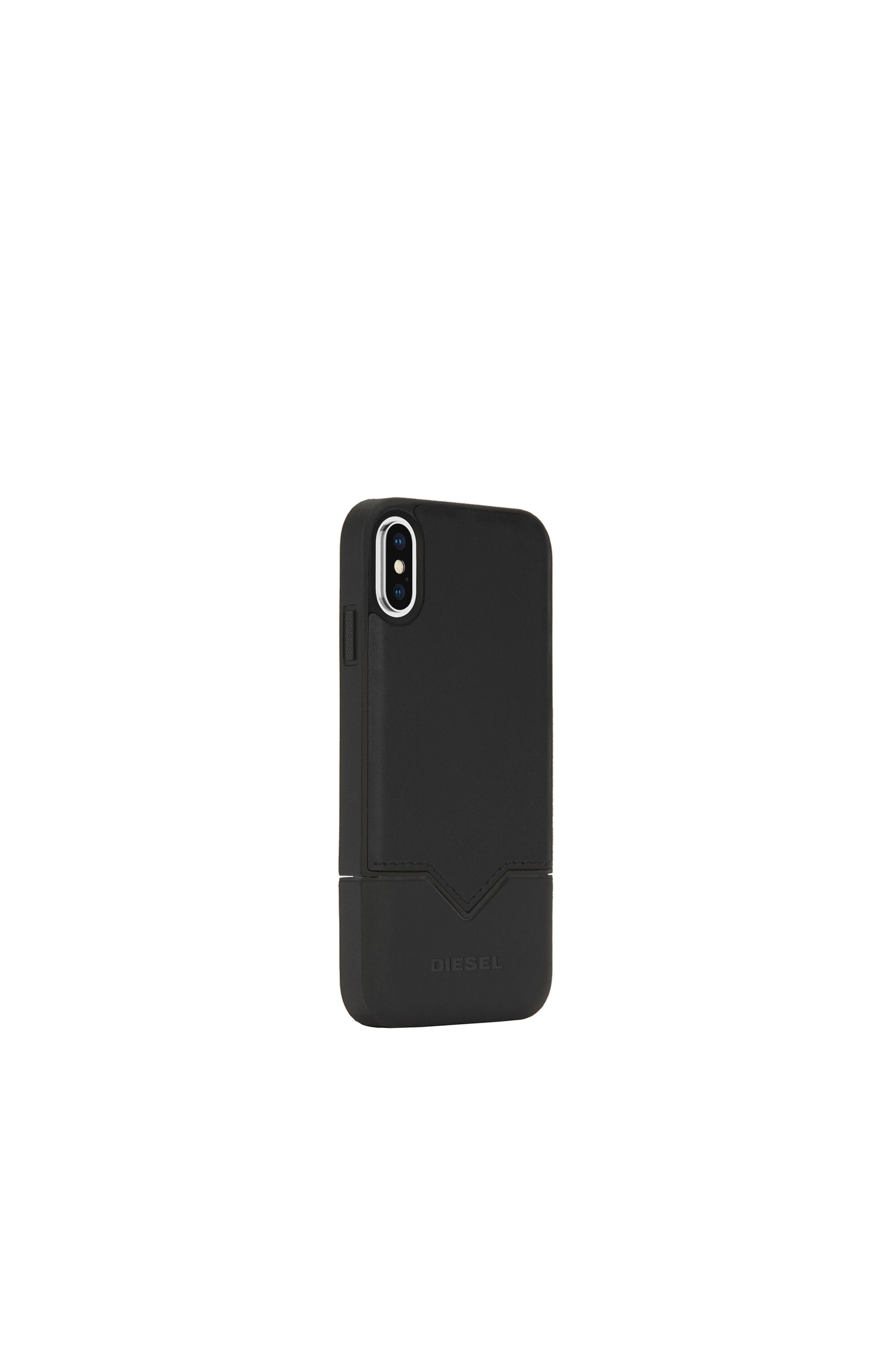 Diesel - CREDIT CARD IPHONE X CASE, Coque avec emplacement carte de crédit, iPhone X Mixte in Noir - 4