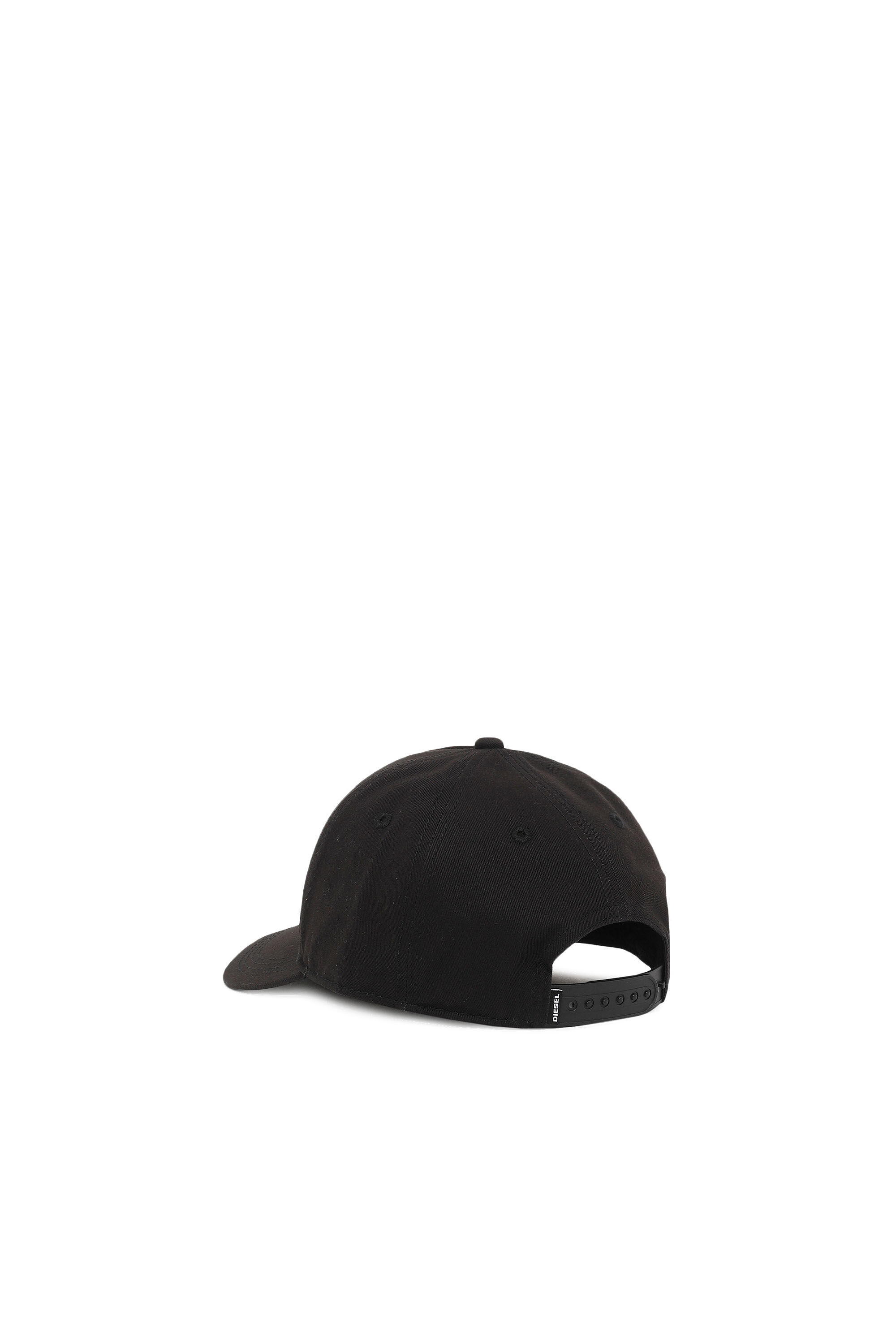 Diesel - FOLLY, Casquette de baseball à visière plate avec logo Mixte in Noir - 2