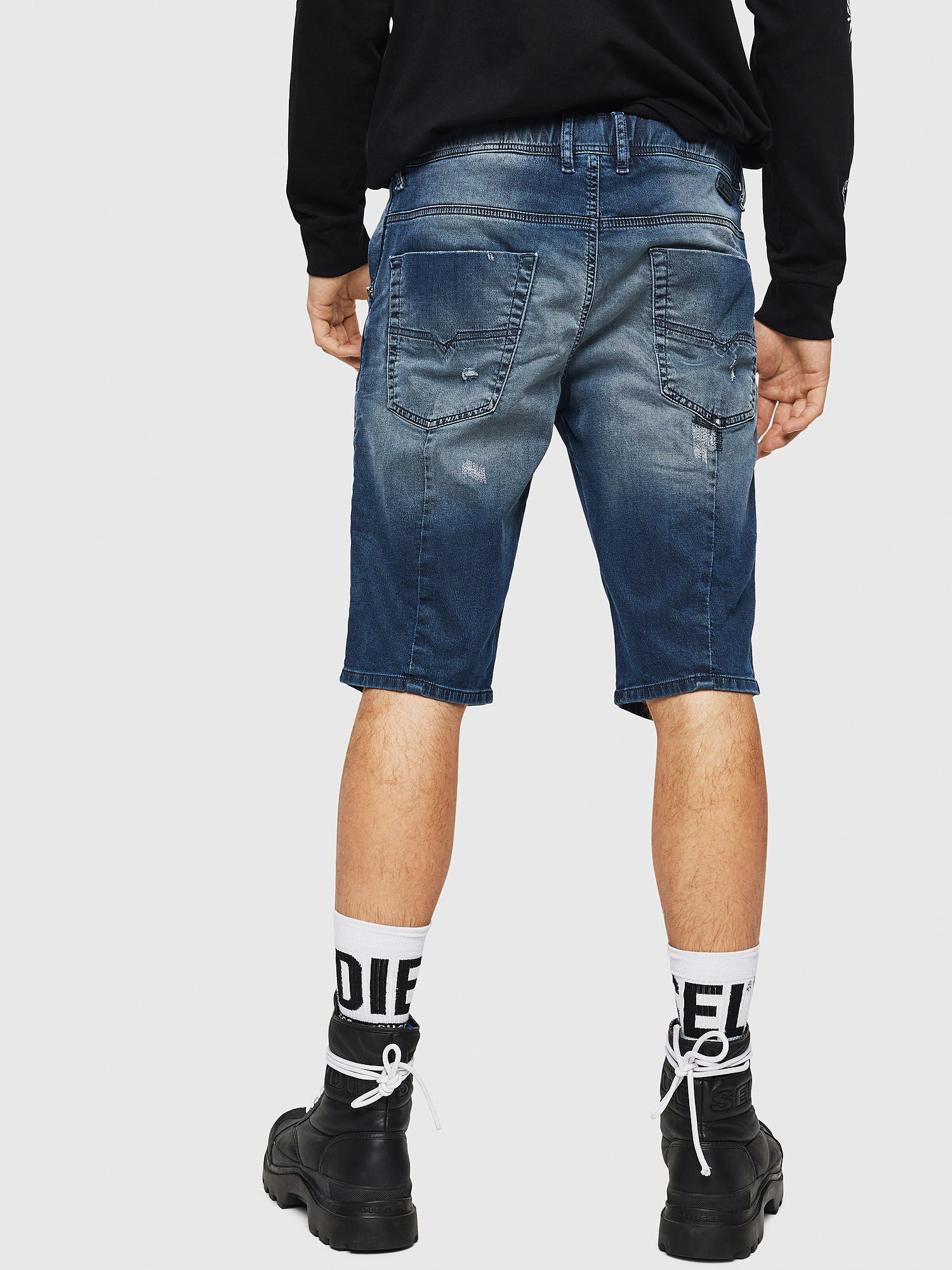 Diesel krooshort denim hotsell shorts