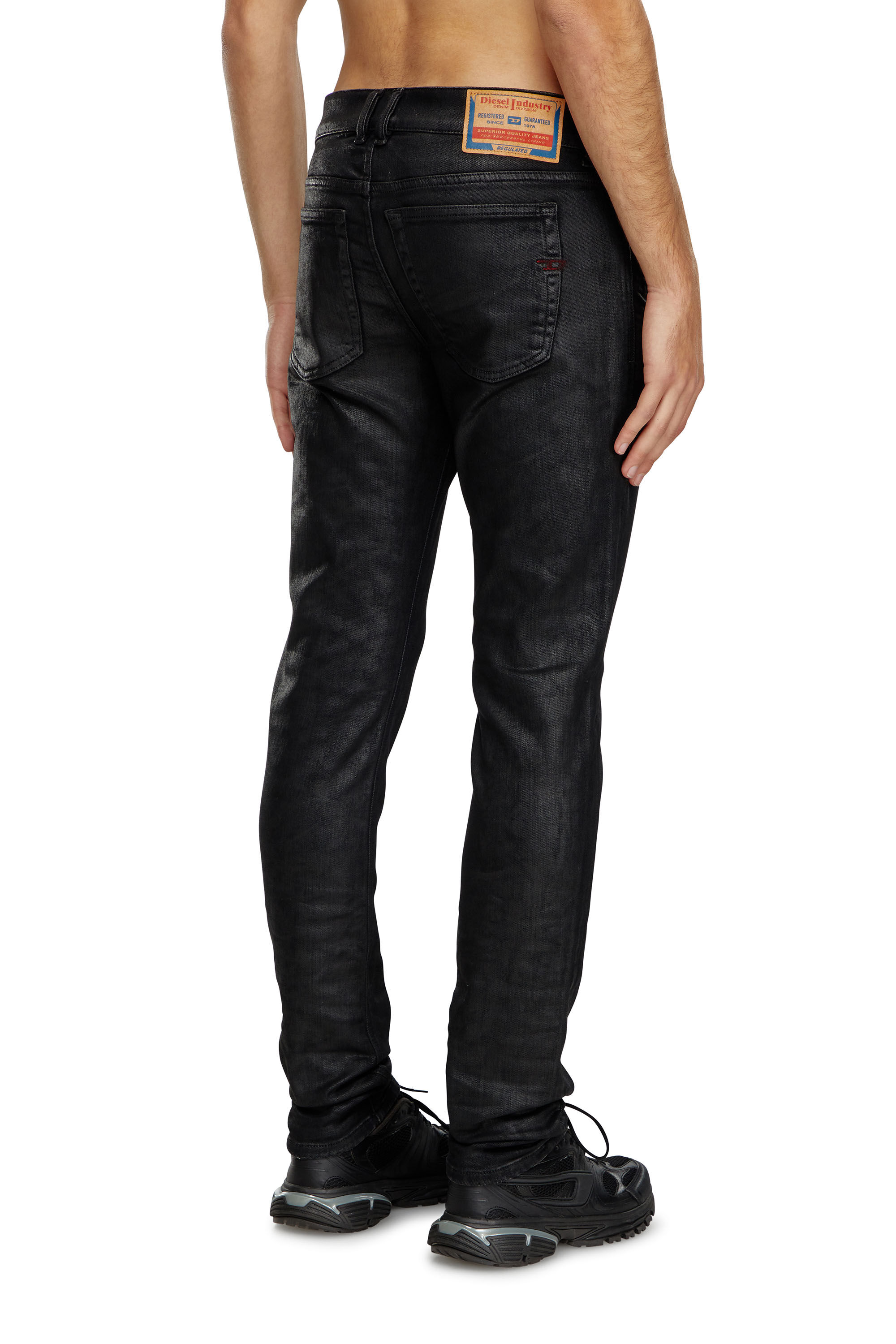 Diesel - Homme Skinny Jeans 1979 Sleenker 09J30, Noir/Gris foncé - Image 4