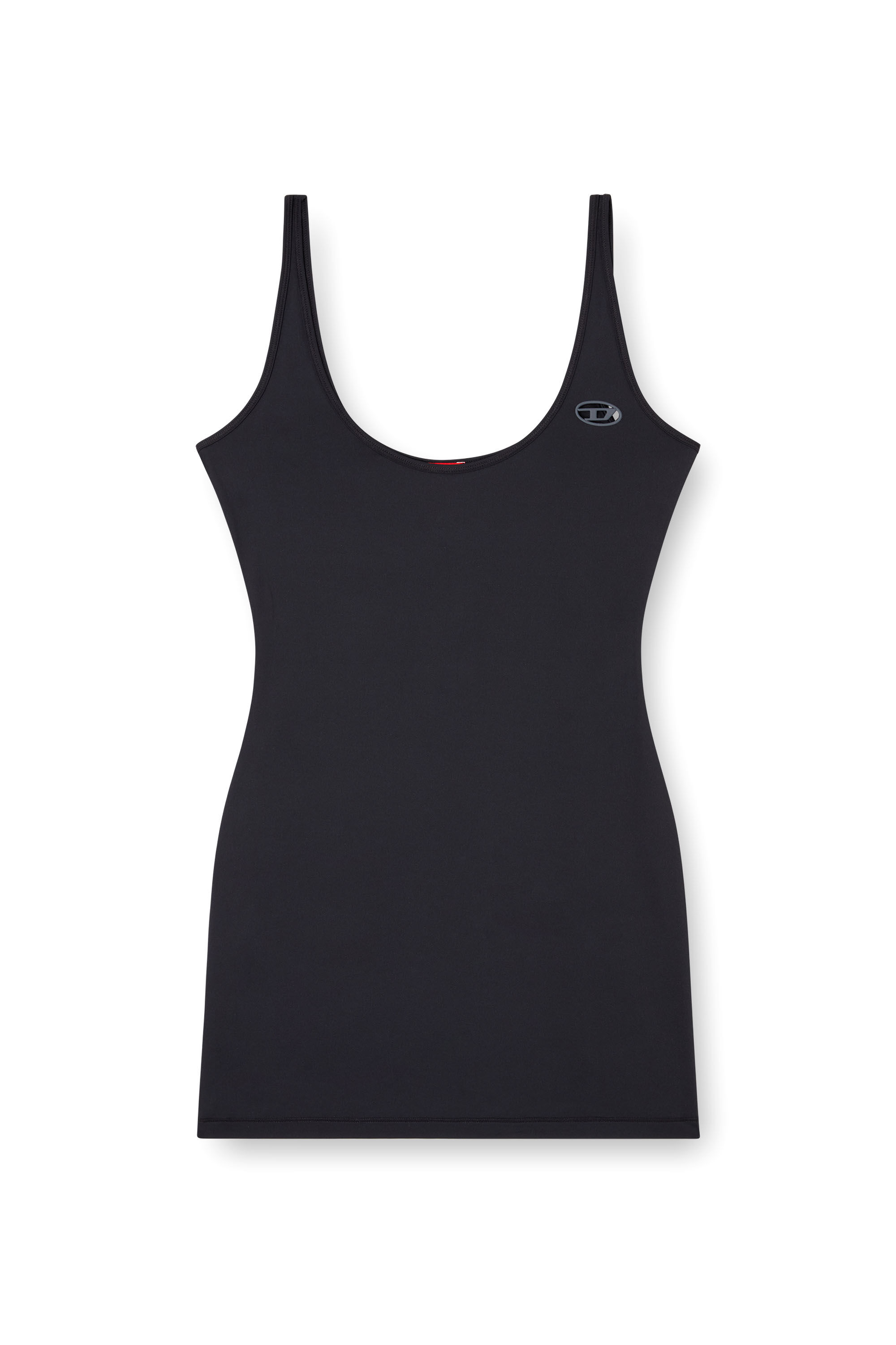 Diesel - FRANKIE-UTLT, Female's Stretch slip dress in Black - 4