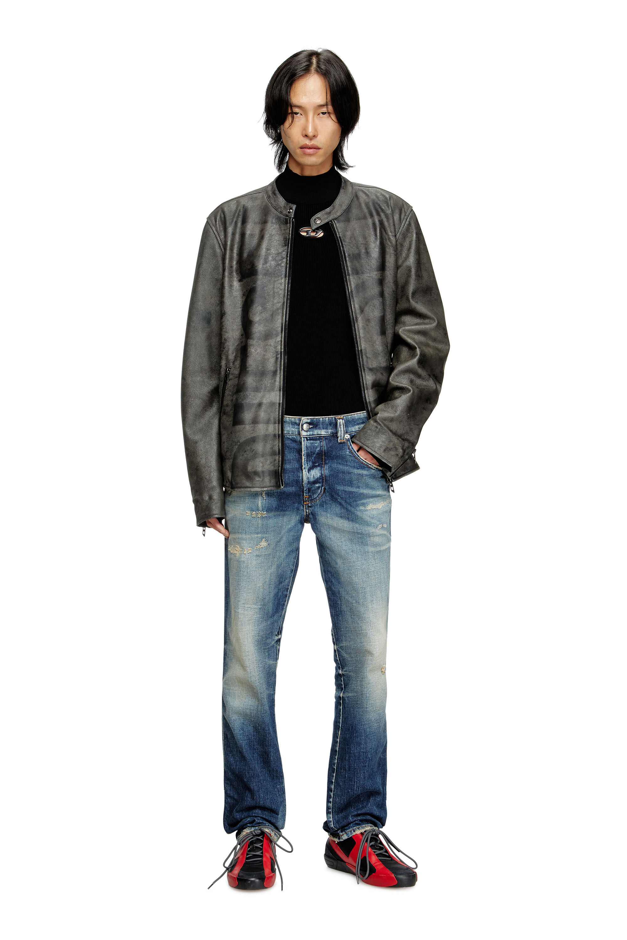 Diesel - Male's Slim Jeans 1993 D-Vyl 09M55, Dark Blue - 1