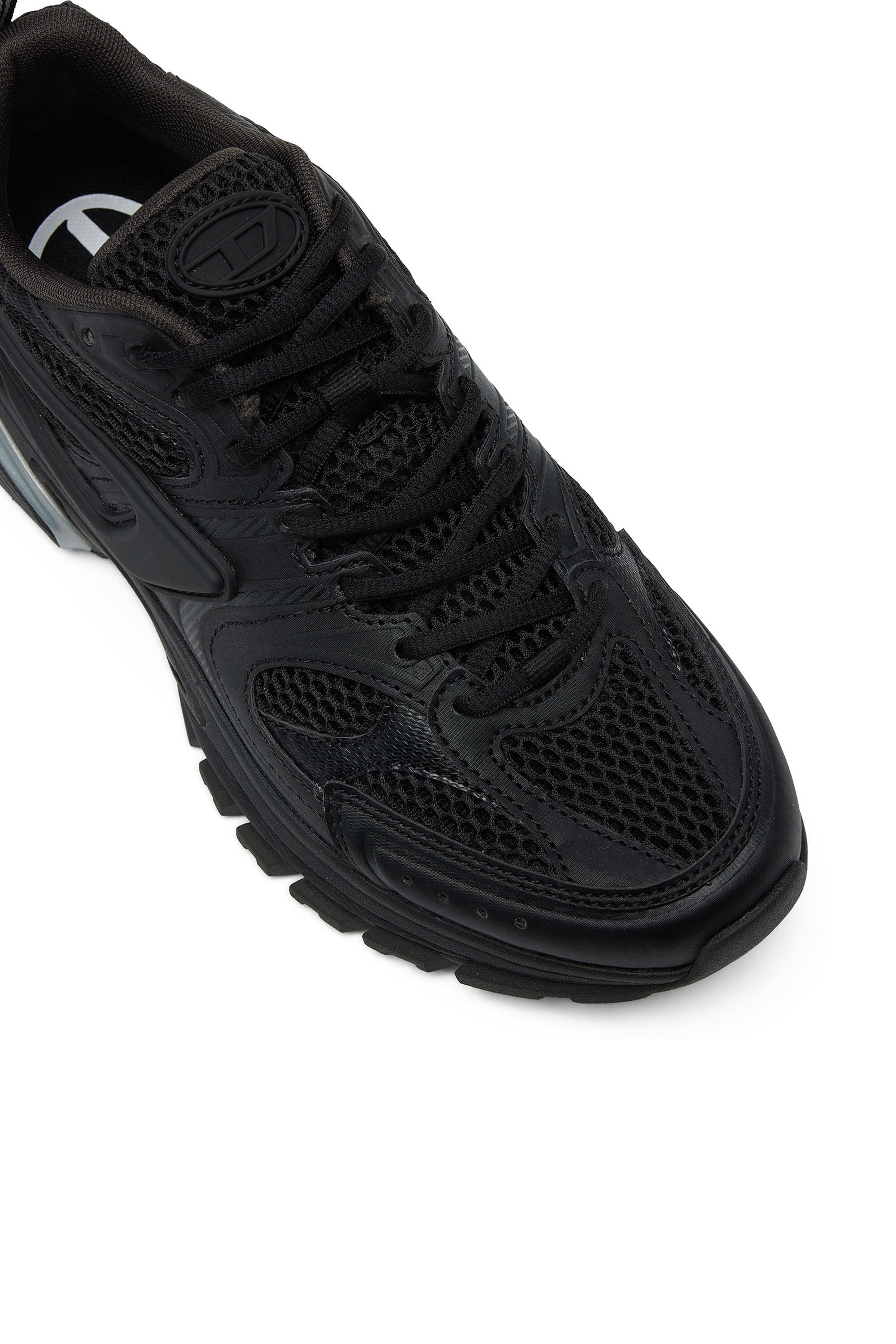 Diesel - S-SERENDIPITY PRO-X1, Male's S-Serendipity-Monochrome sneakers in mesh and PU in Black - 6