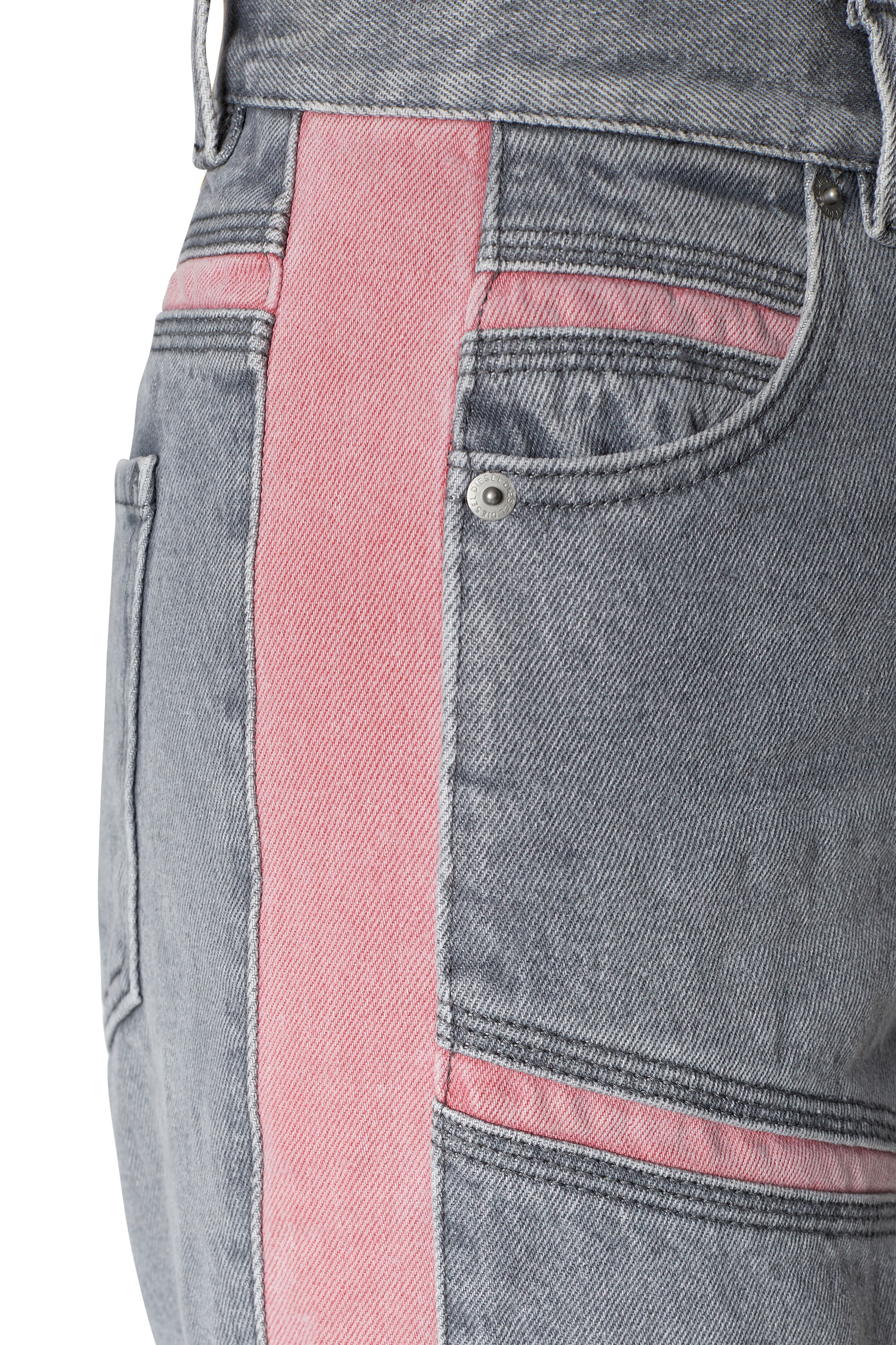 Diesel - Straight Jeans D-Pilut 007G2, Light Grey - Image 4