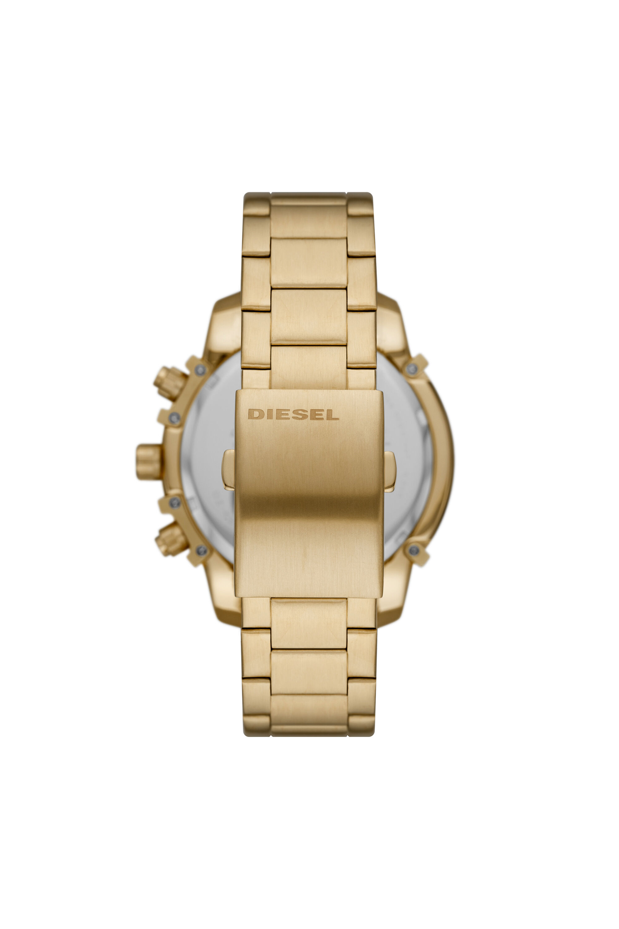DZ4573 Man: Griffed chronograph gold-tone watch | Diesel
