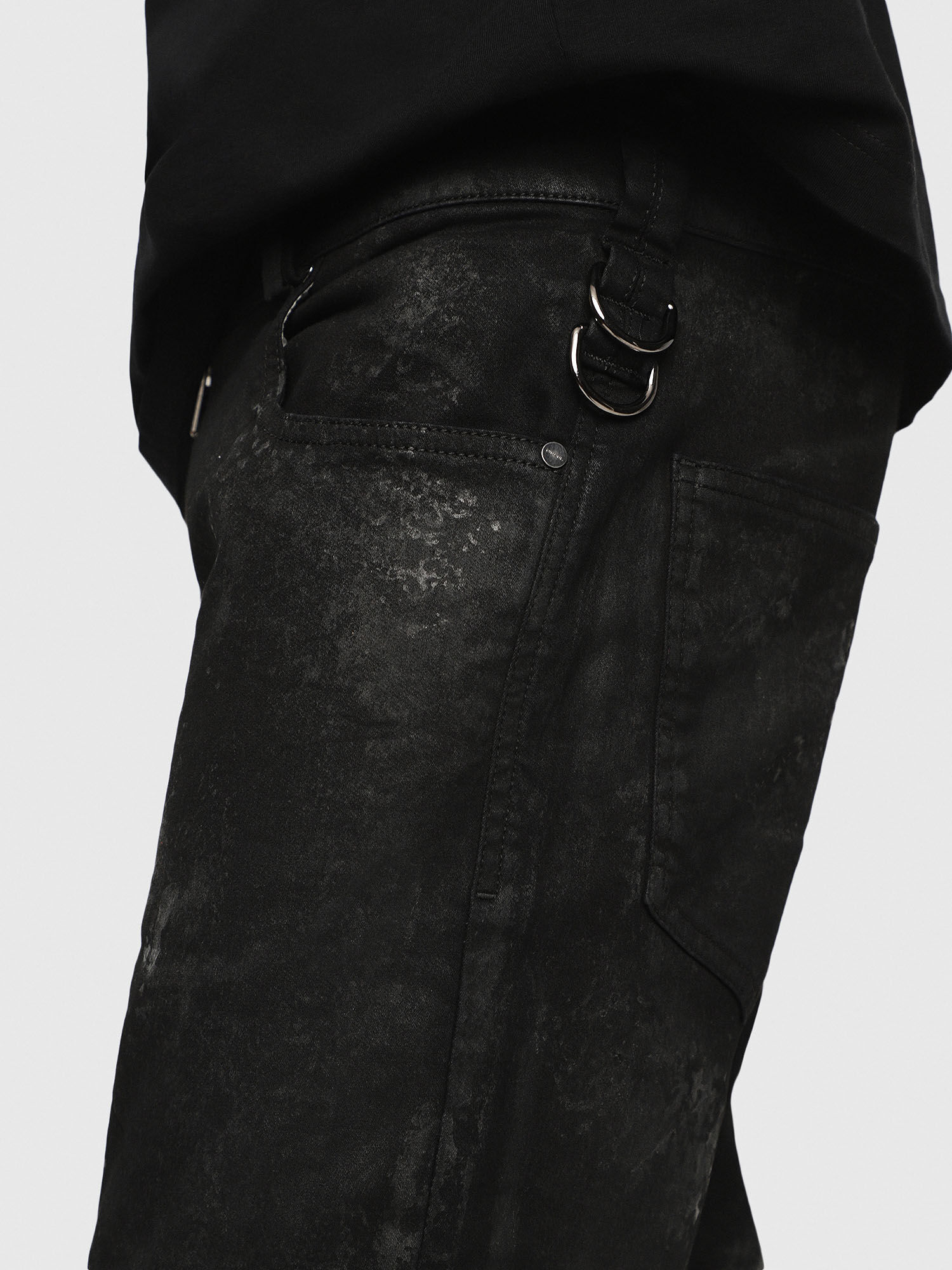 Diesel - Shibuia JoggJeans 069CQ, Black/Dark Grey - Image 4