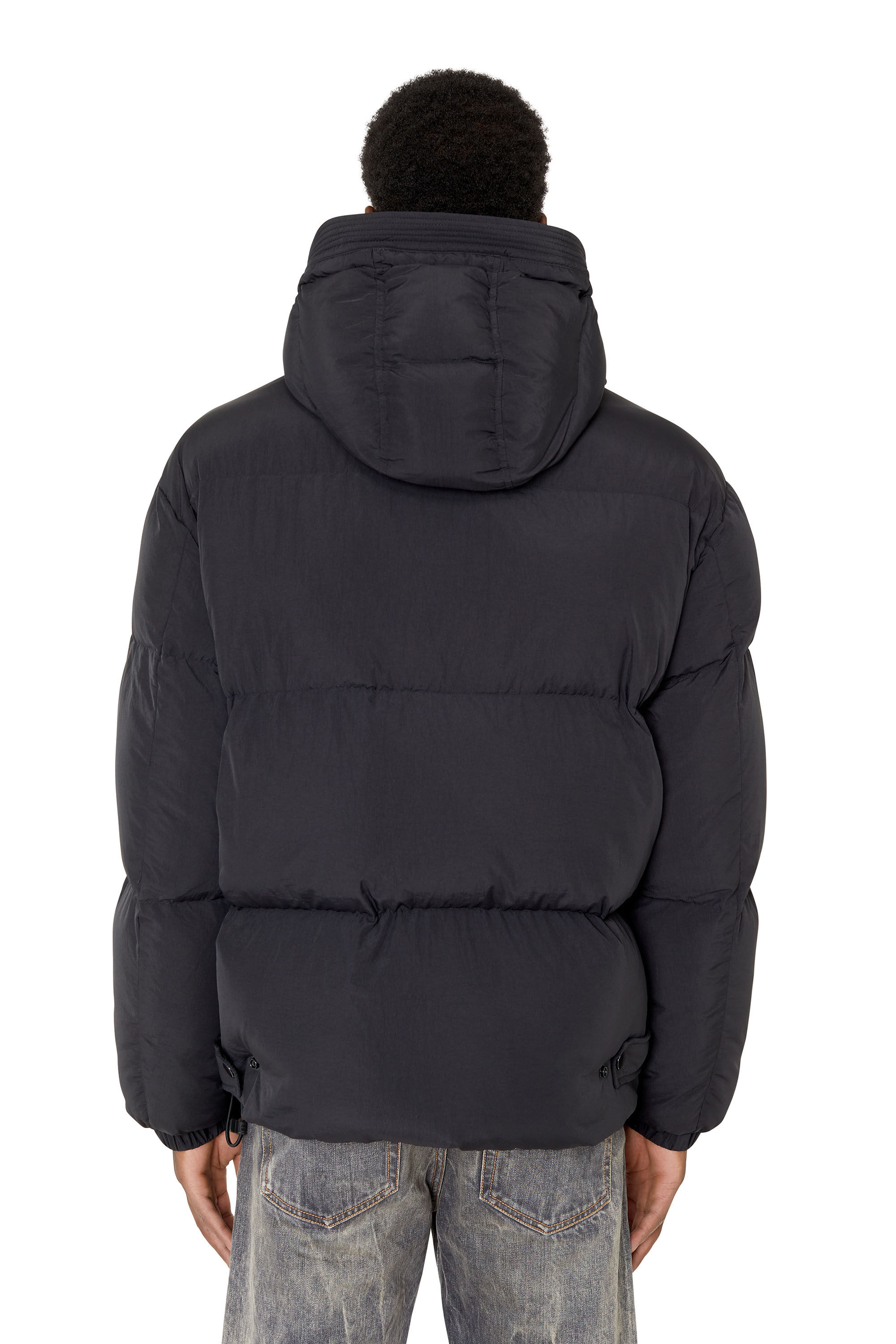 Diesel - W-ROLF-FD-NW, Male's Polygiene ViralOff® puffer jacket in Black - 5